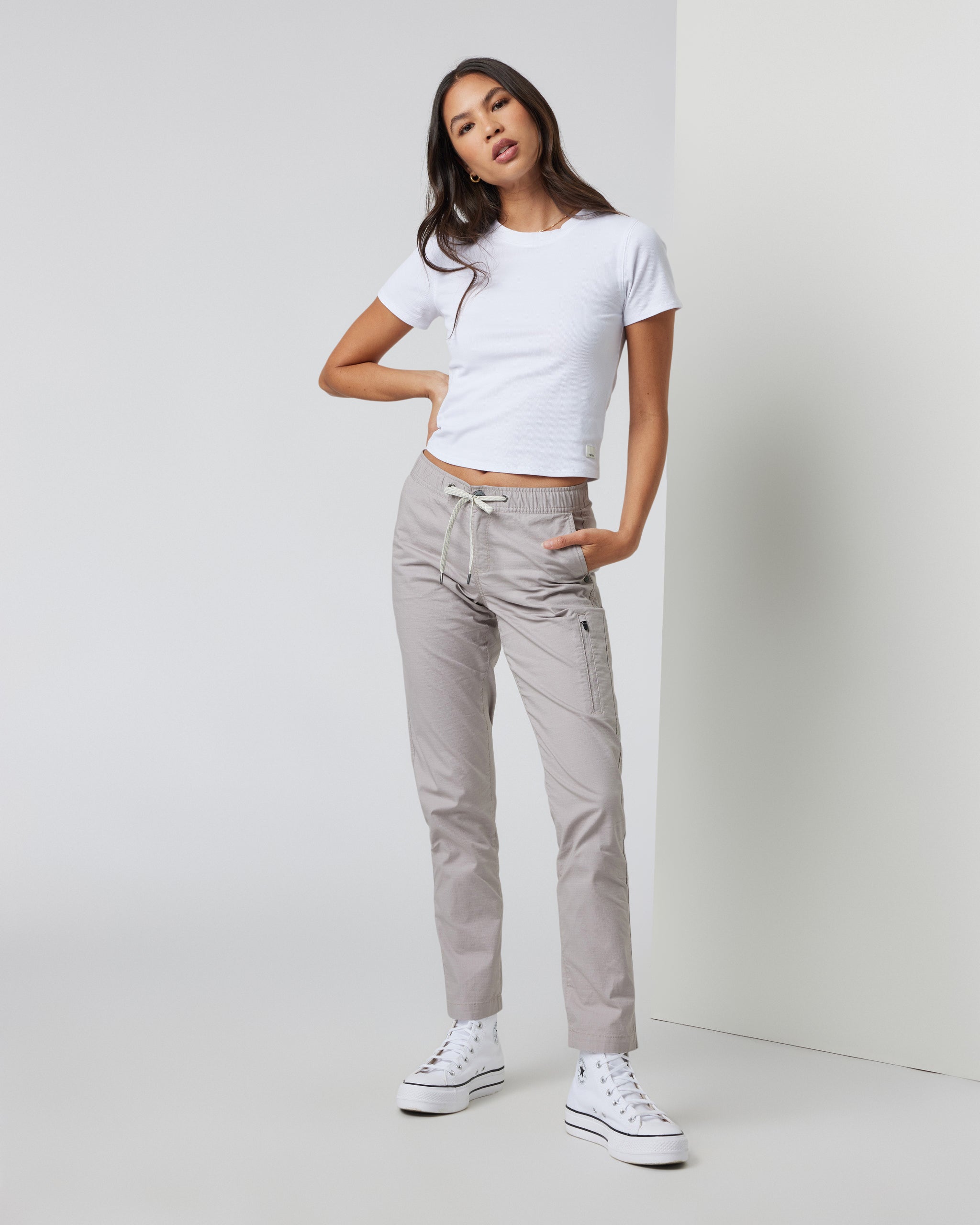 Womens Ripstop Pant | Soft Pewter - Image 2