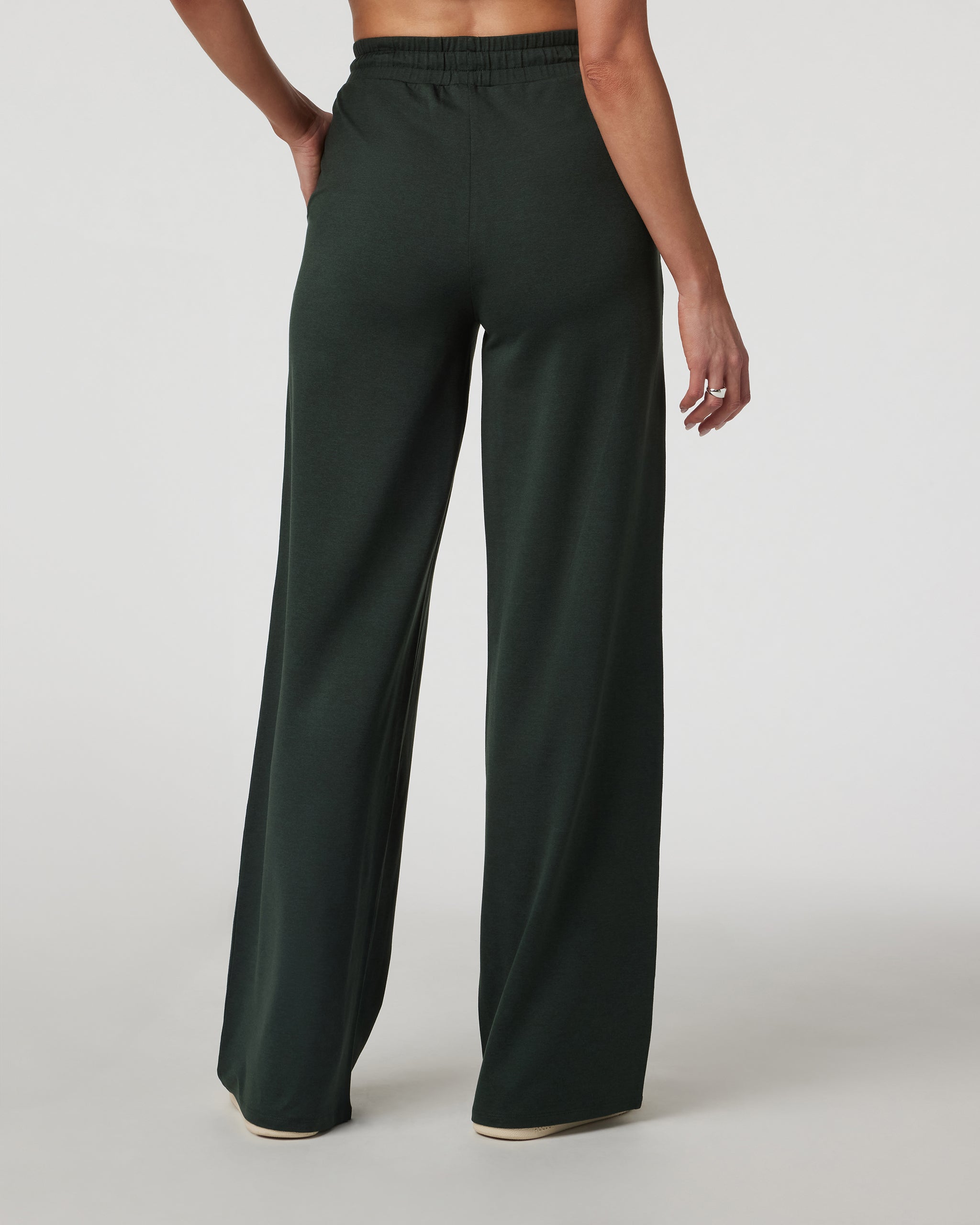Halo Essential Wideleg Pant - Long | Aspen Heather - Image 3