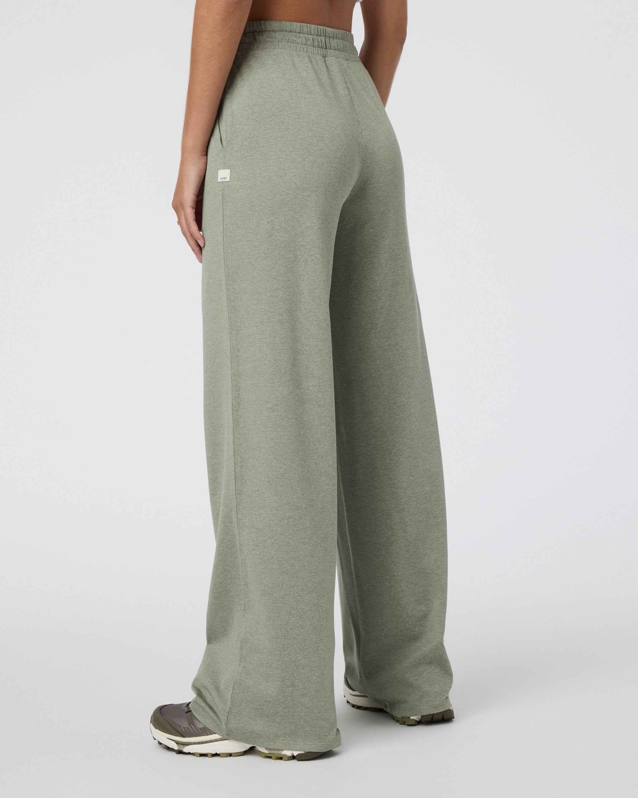 Halo Essential Wideleg Pant - Short | Laurel Heather - Image 3