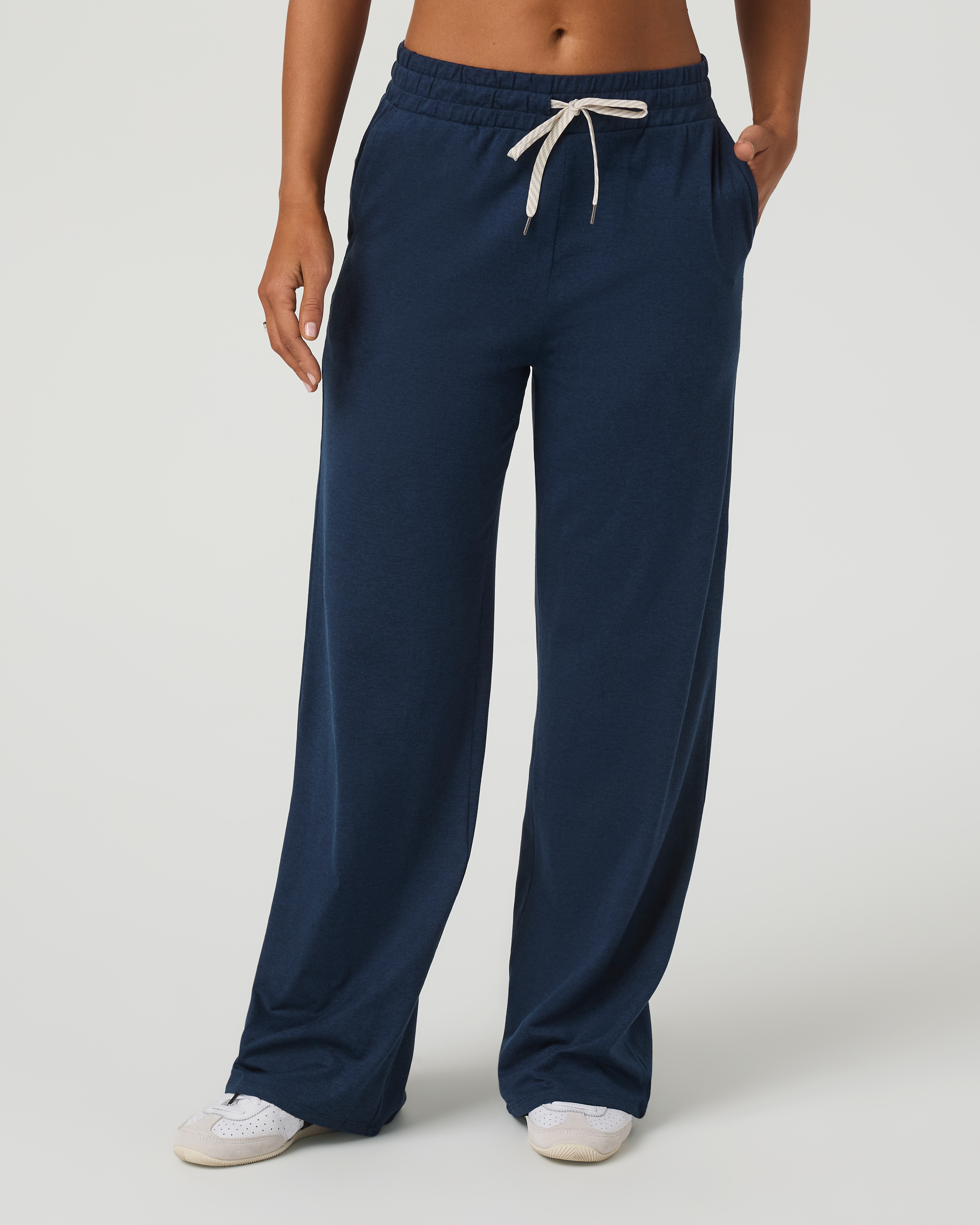 Halo Essential Wideleg Pant | Blue Coast Heather - Image 6