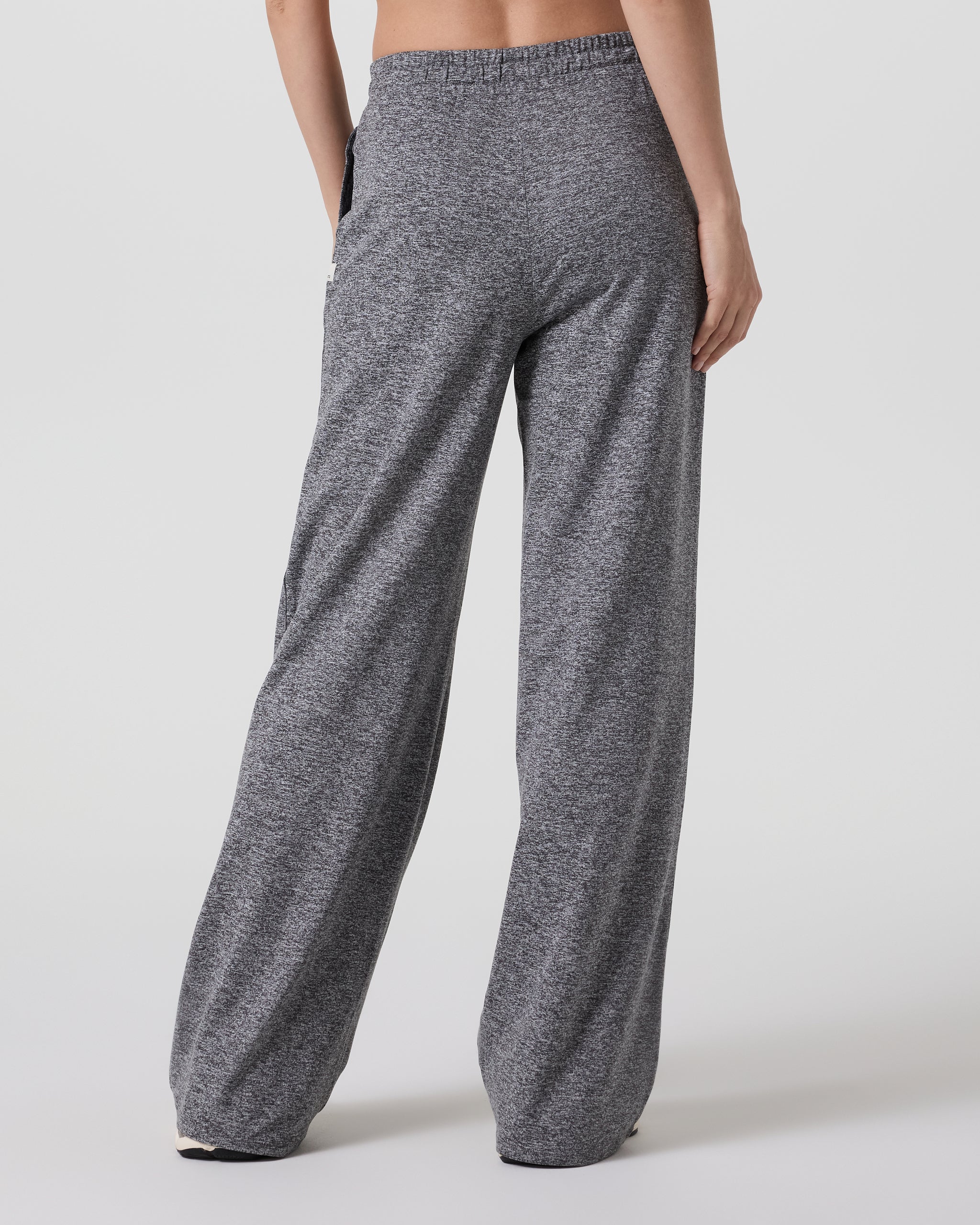 Halo Essential Wideleg Pant | Heather Grey - Image 3