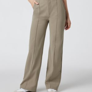 Womens Vuori Meta™ Wideleg Pant - Long | Taupe