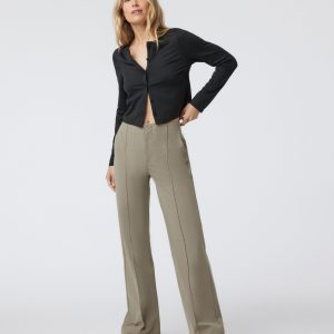 Womens Vuori Meta™ Wideleg Pant | Taupe