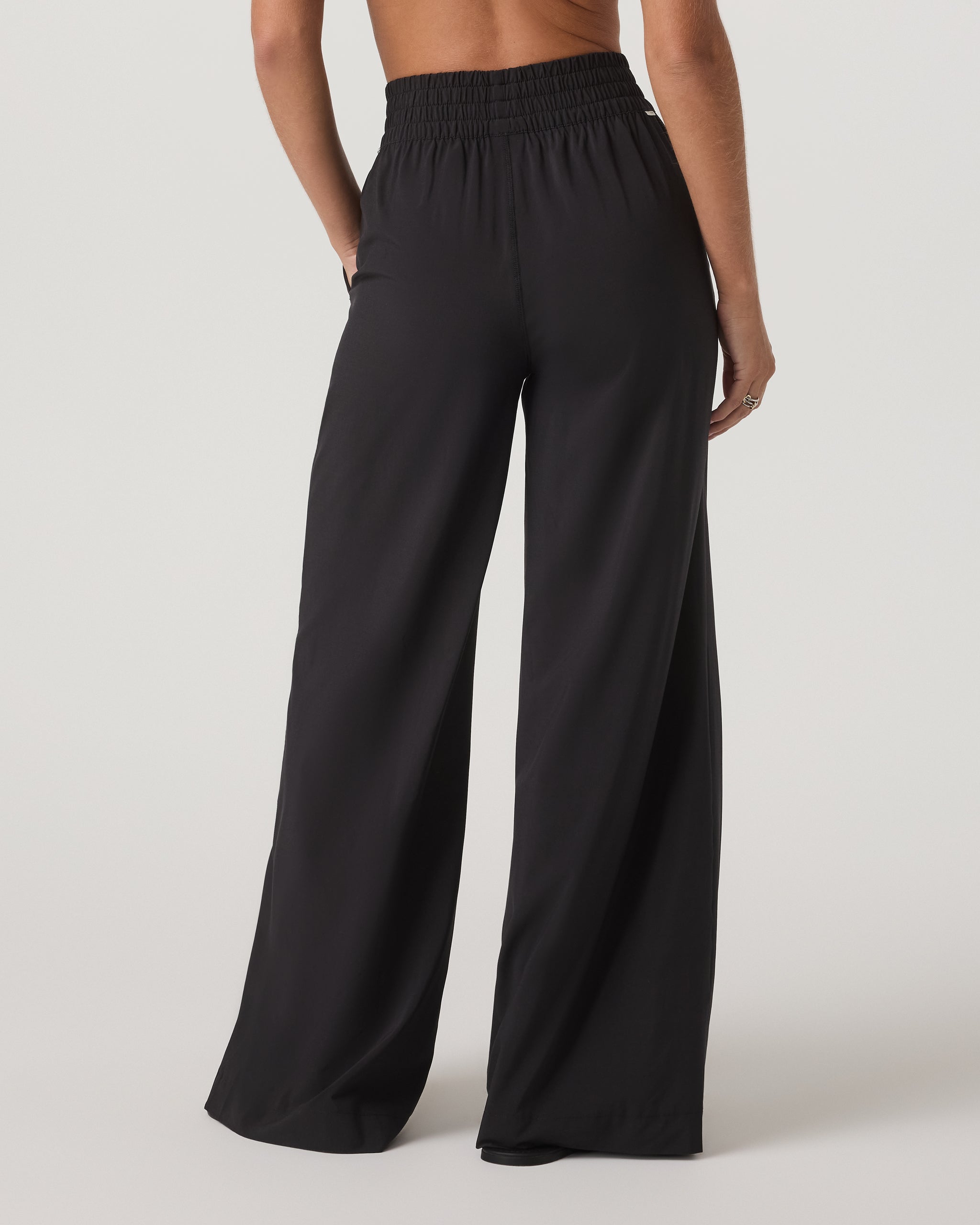 Villa Wideleg Pant | Black - Image 3