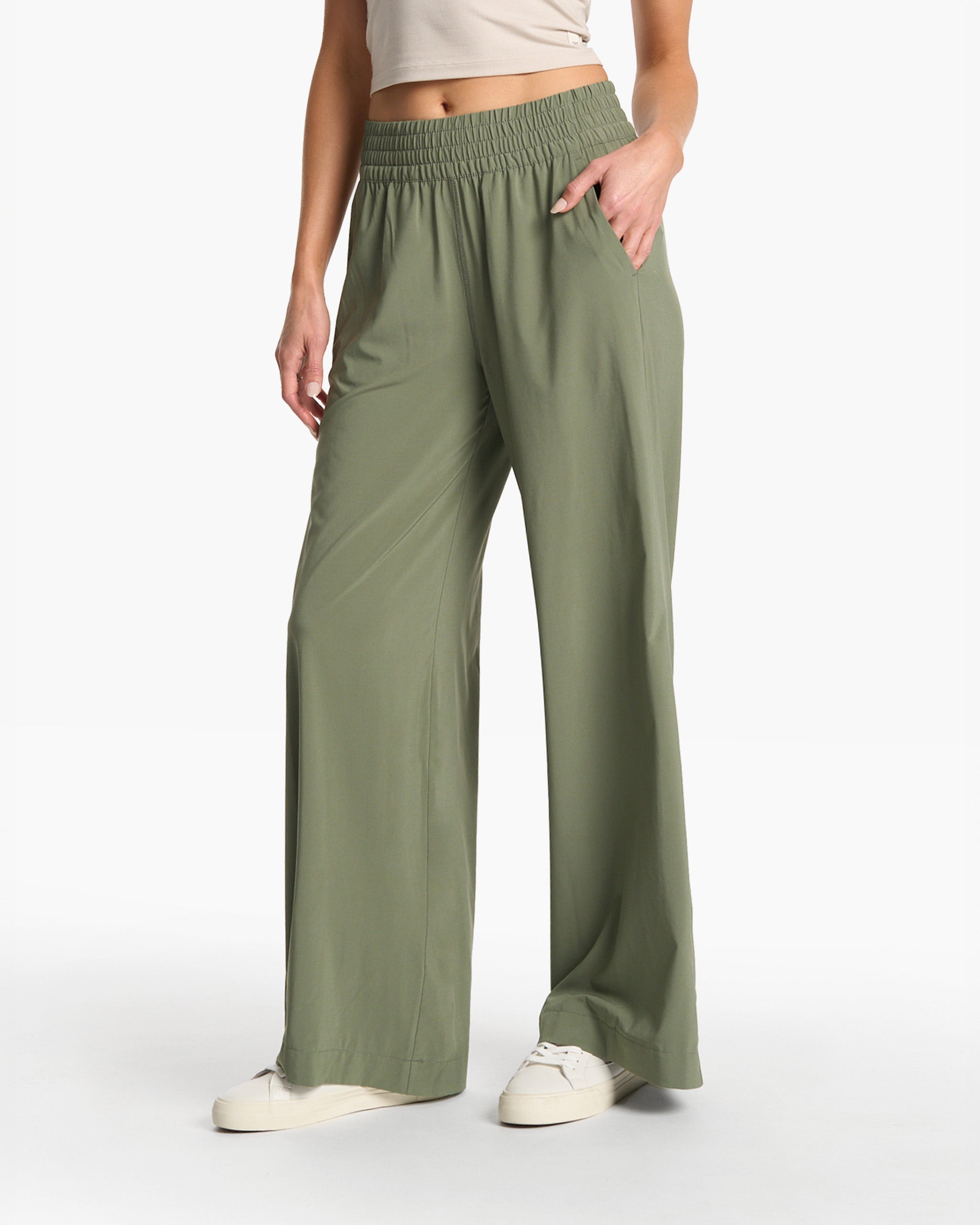 Villa Wideleg Pant | Pistachio - Image 2