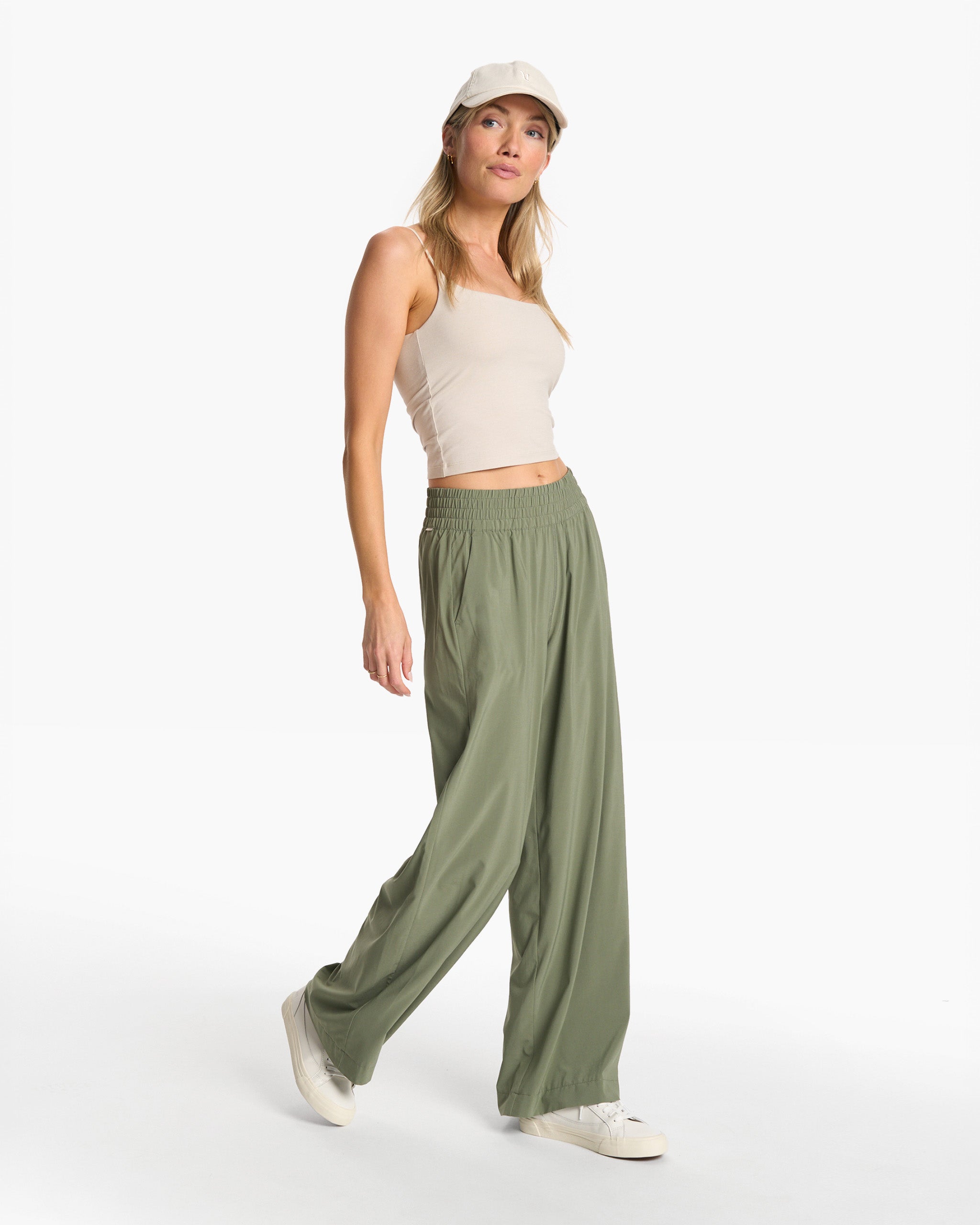 Villa Wideleg Pant | Pistachio - Image 5