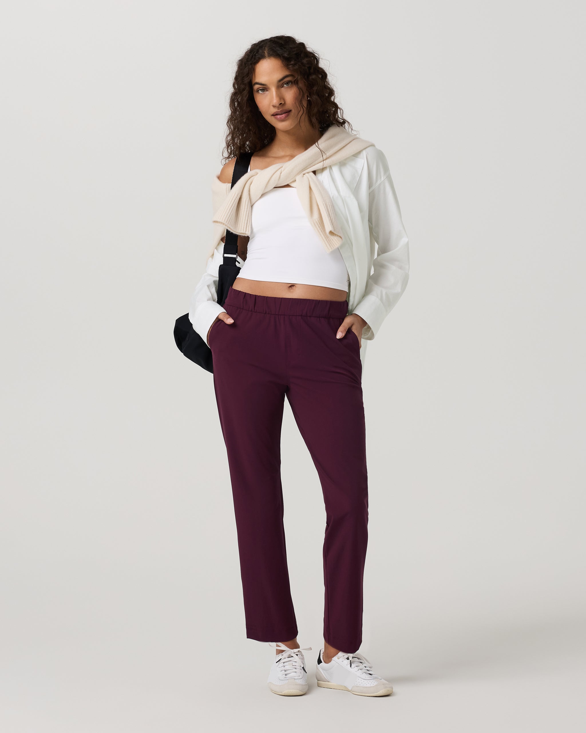 Miles Ankle Pant - Long | Cerise - Image 4
