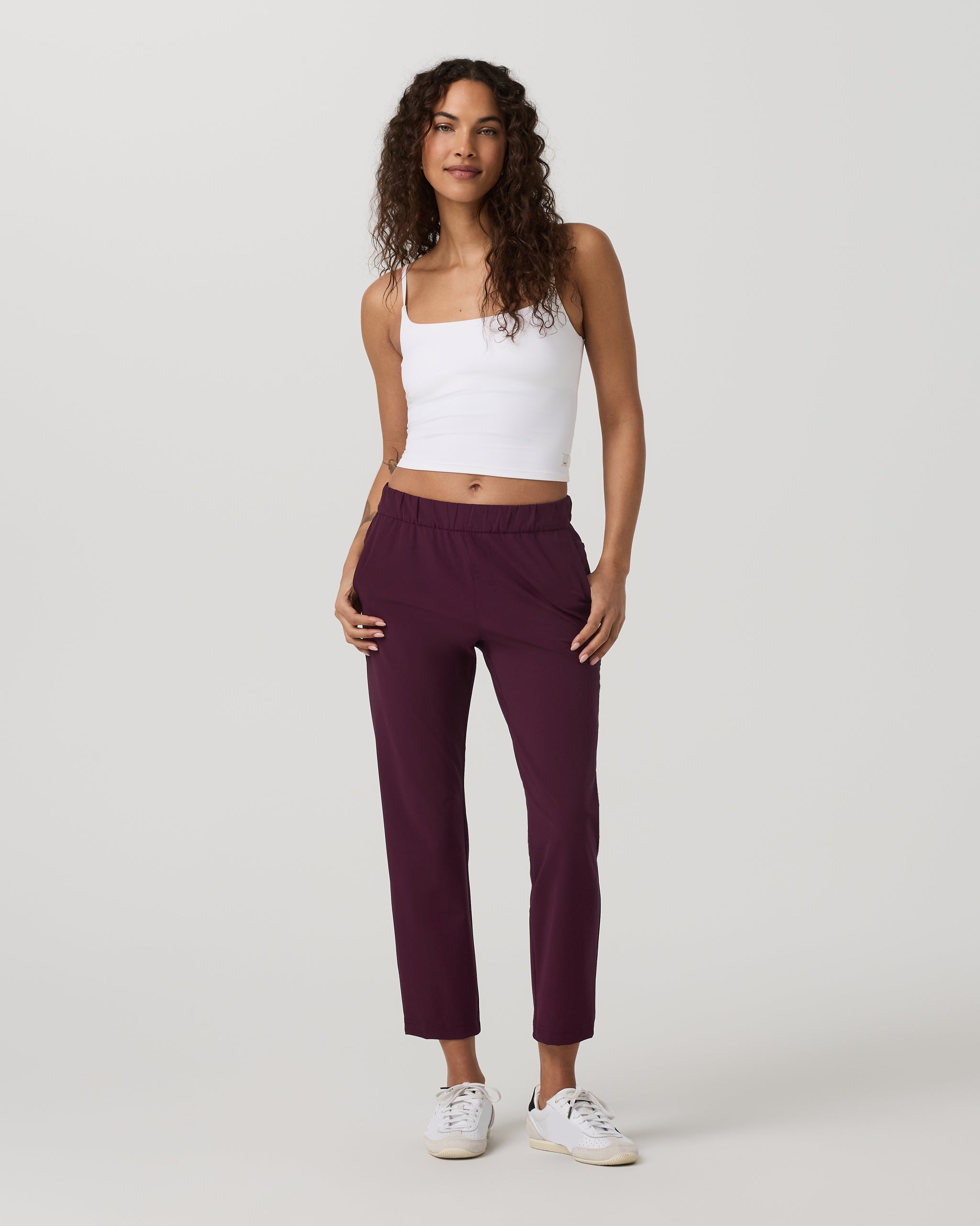 Miles Ankle Pant | Cerise - Image 2