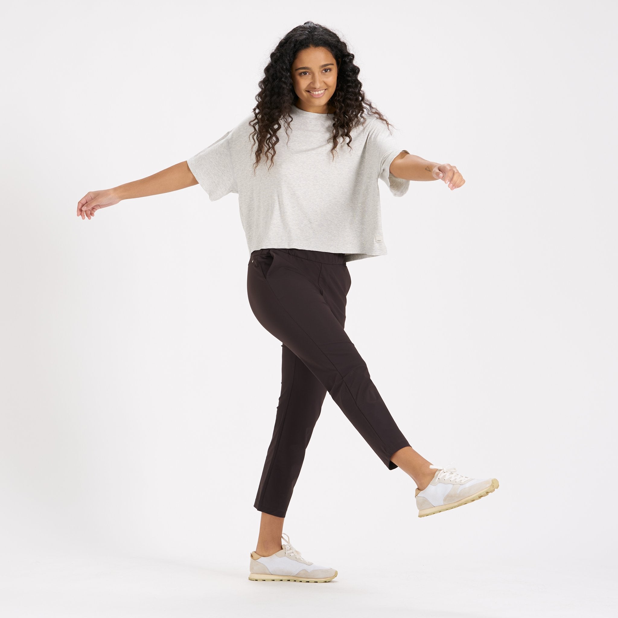 Miles Ankle Pant | Dark Cherry - Image 4