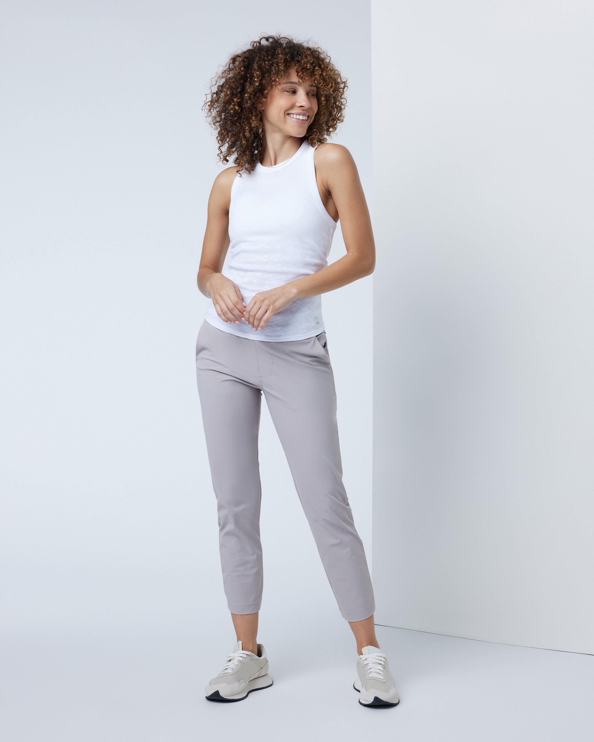 Miles Ankle Pant | Soft Pewter - Image 2