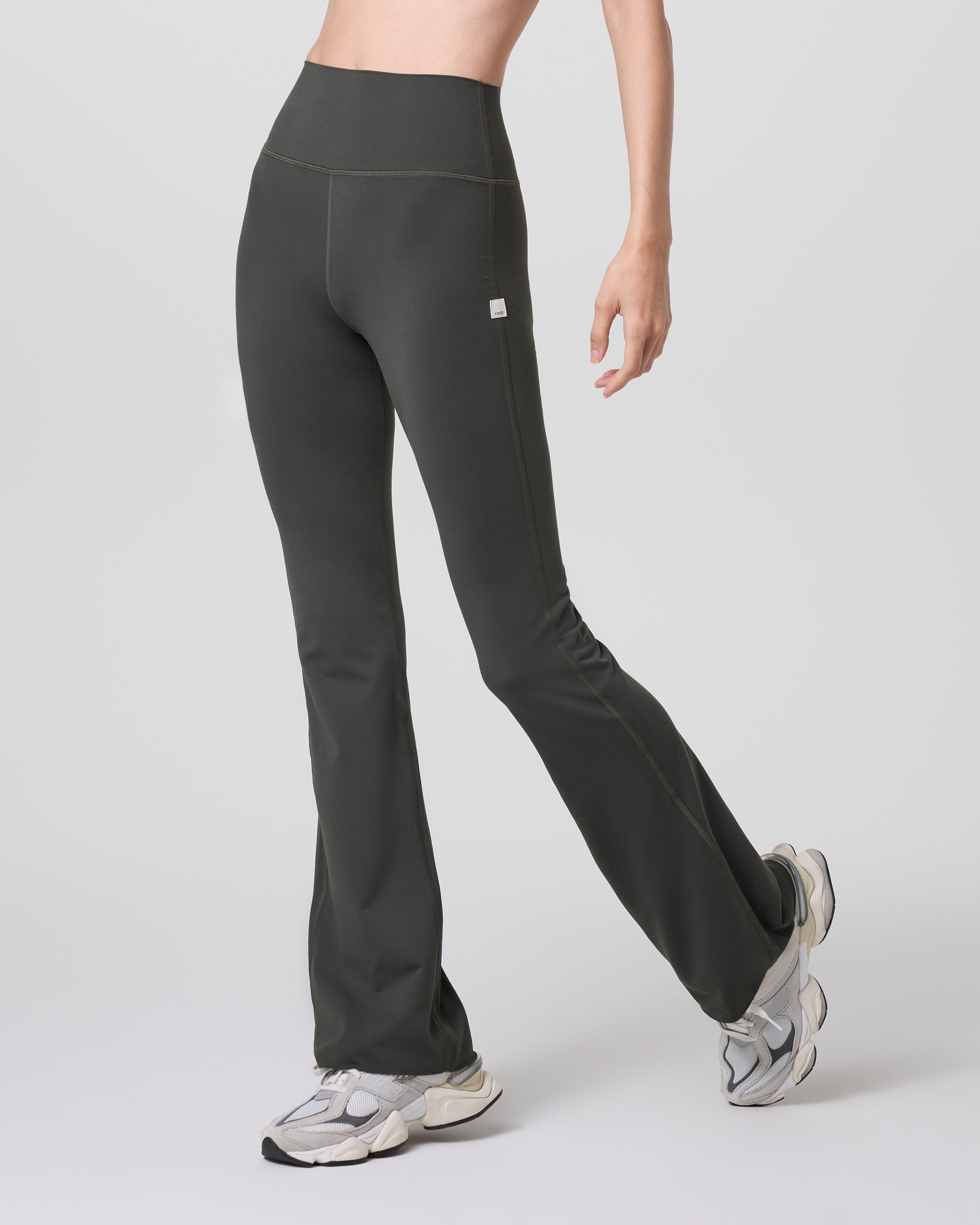 Halo Slim Flare Pant | Kale - Image 2