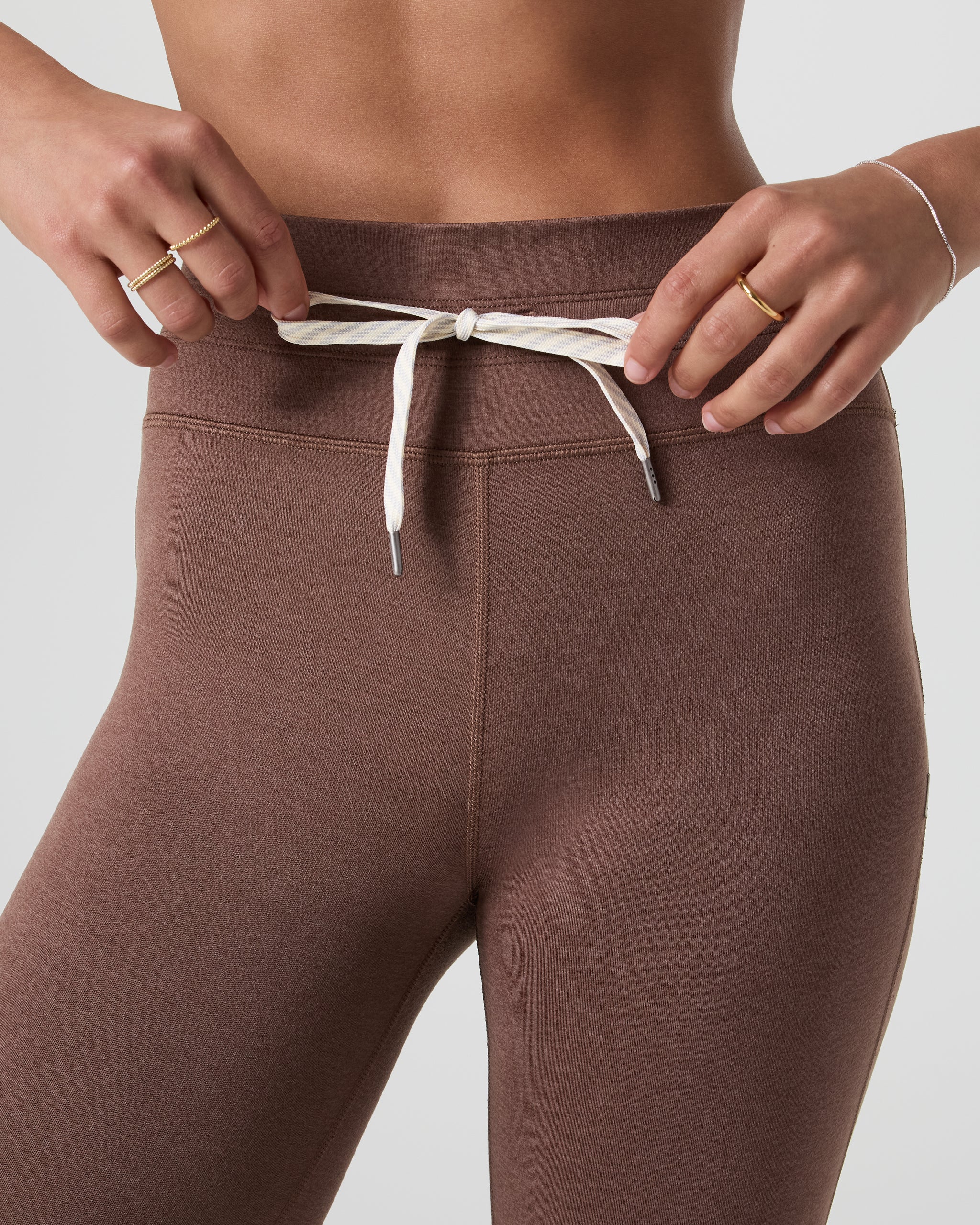 Halo Vintage Legging | Chocolate Milk Heather - Image 3