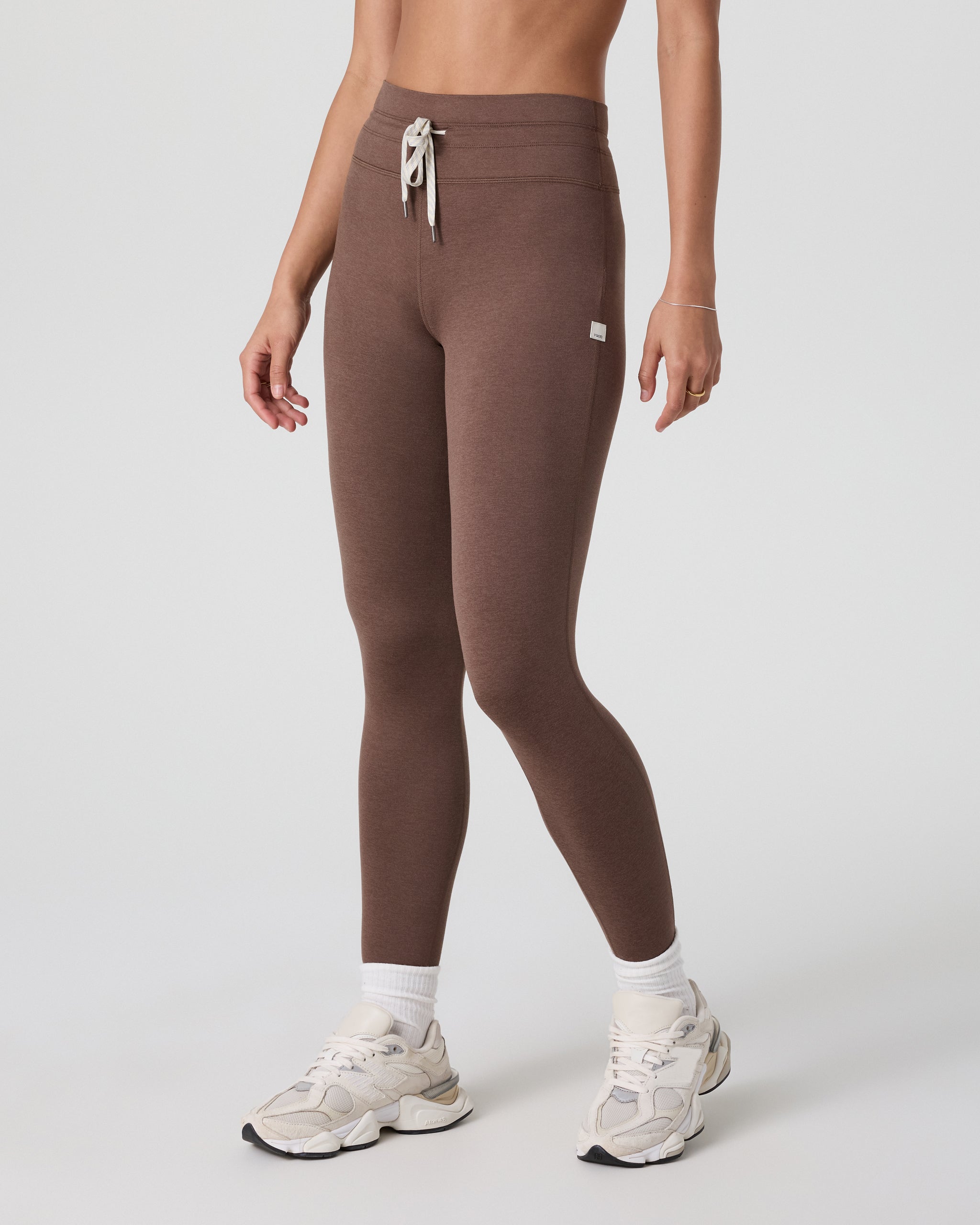 Halo Vintage Legging | Chocolate Milk Heather - Image 2