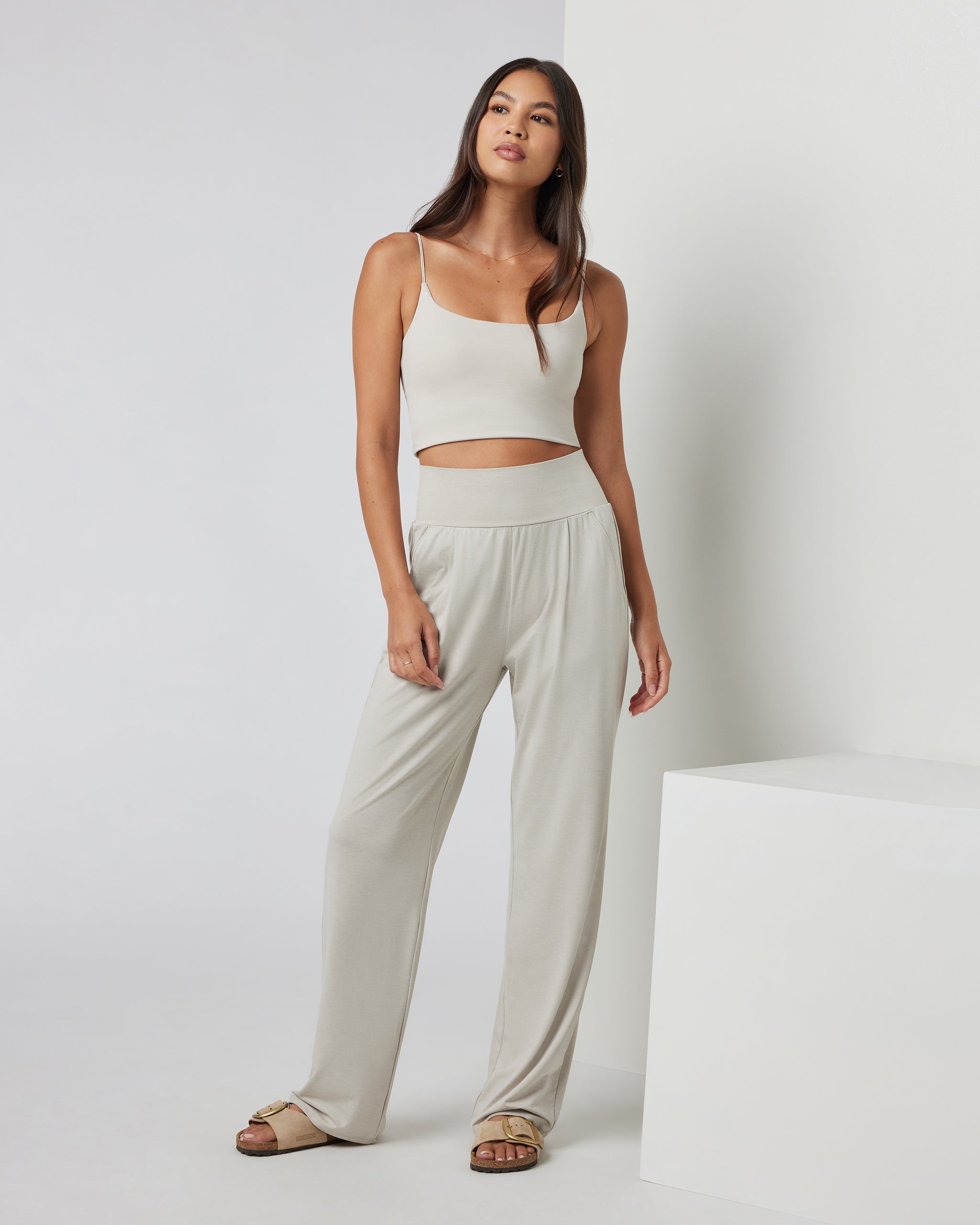 Lux At Ease Straight | Suede Heather - Image 5