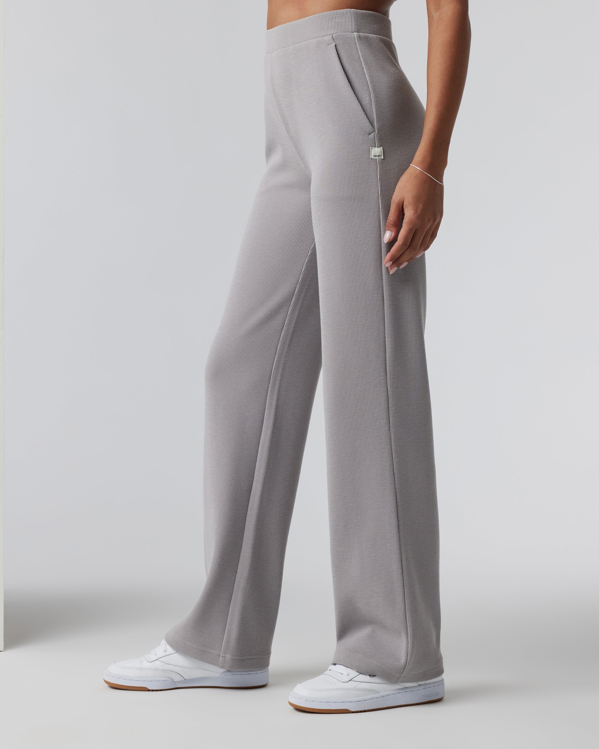 Aston Rib Pant | Soft Pewter - Image 4