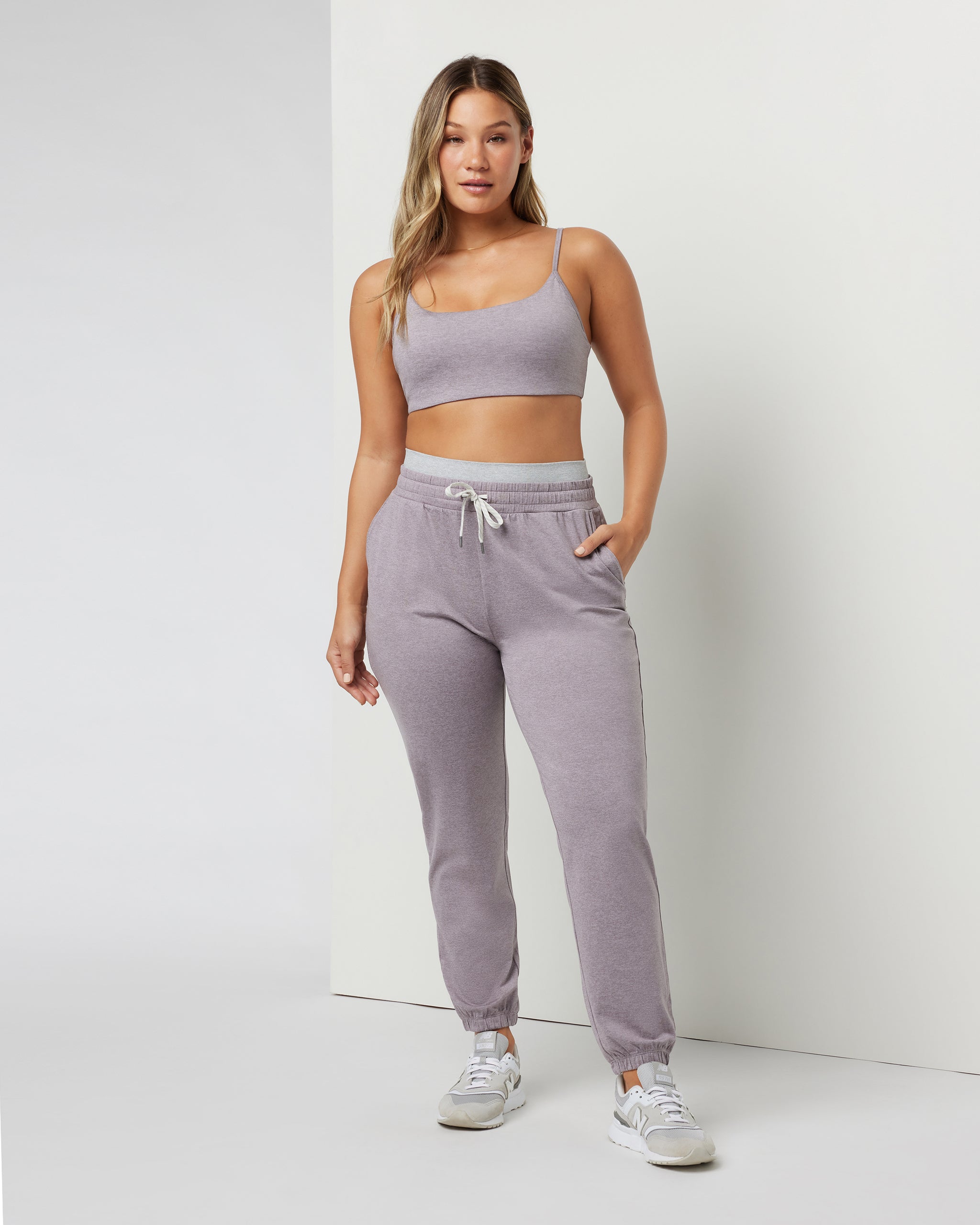 Halo Warm-Up Jogger | Rosemary Heather - Image 4