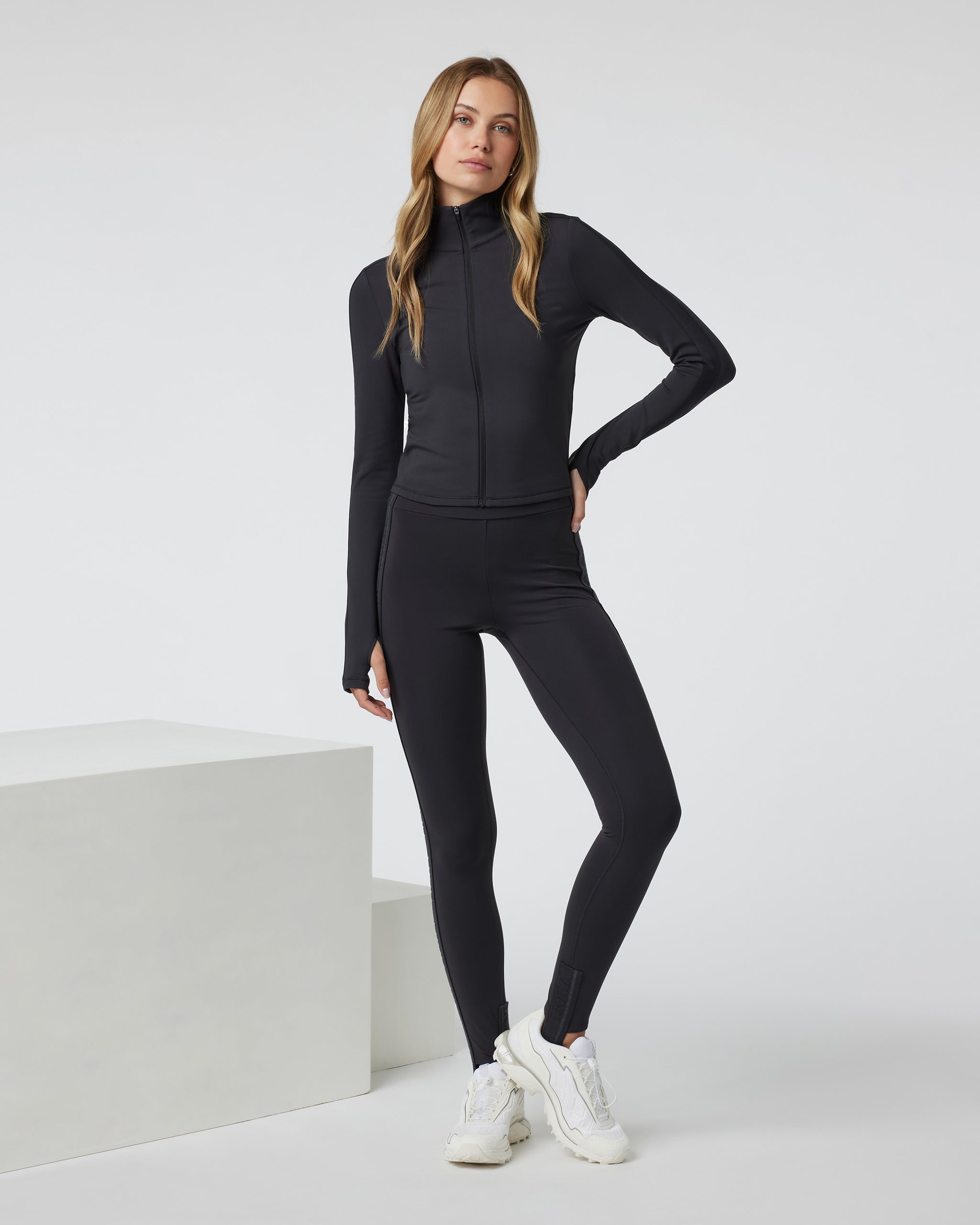 Chilled Out Stirrup Legging | Washed Black - Image 2