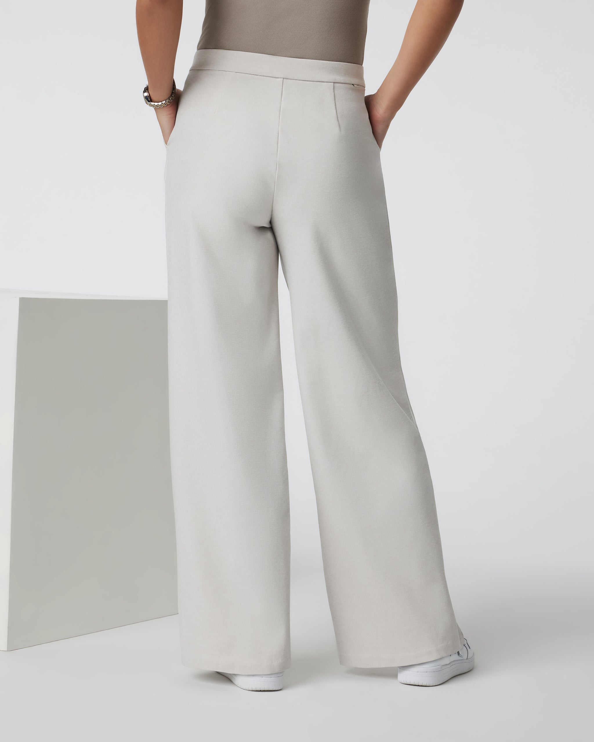 Elevation Trouser-Short | Ecru Heather - Image 3