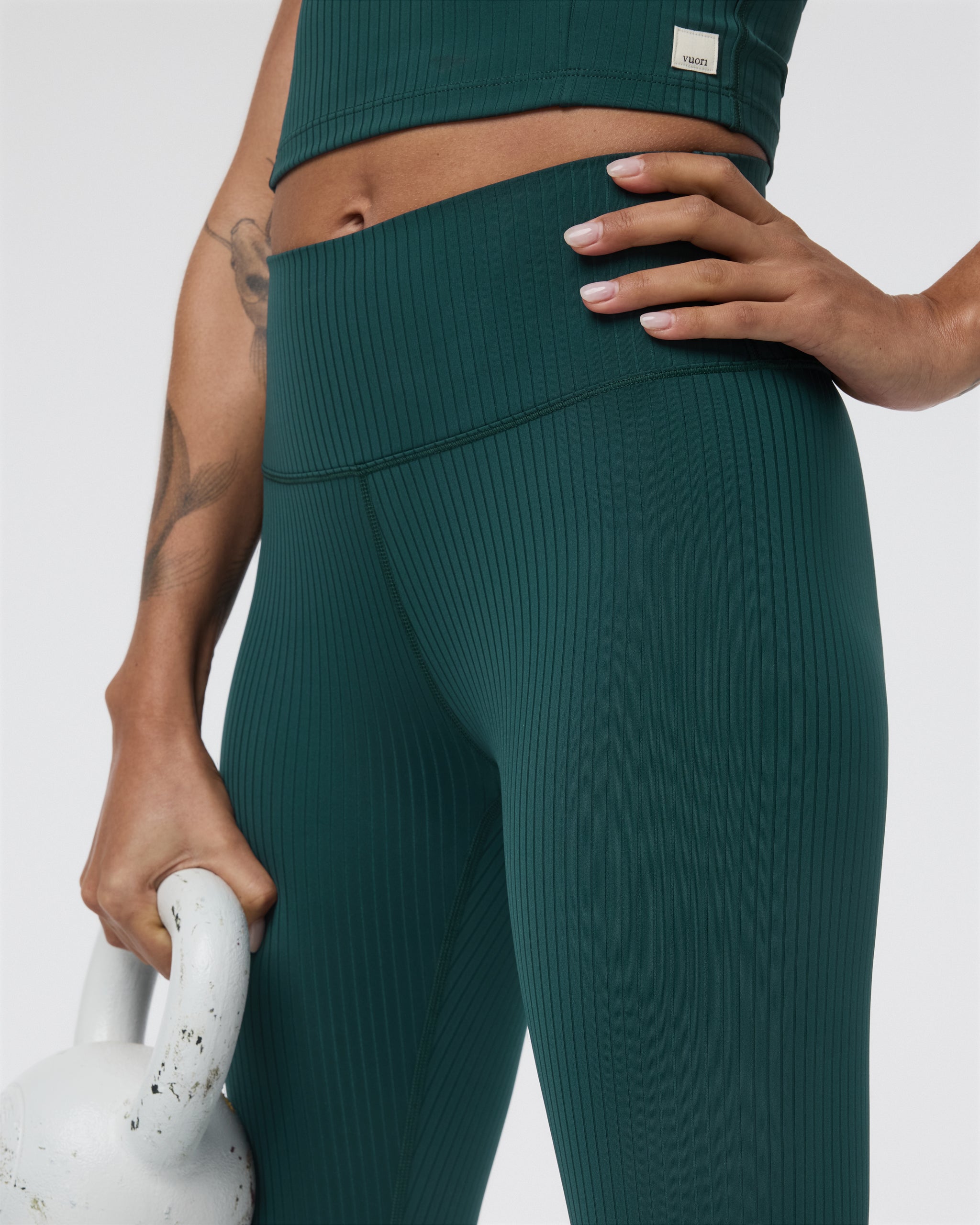 Inversion Rib Legging | Moss - Image 3