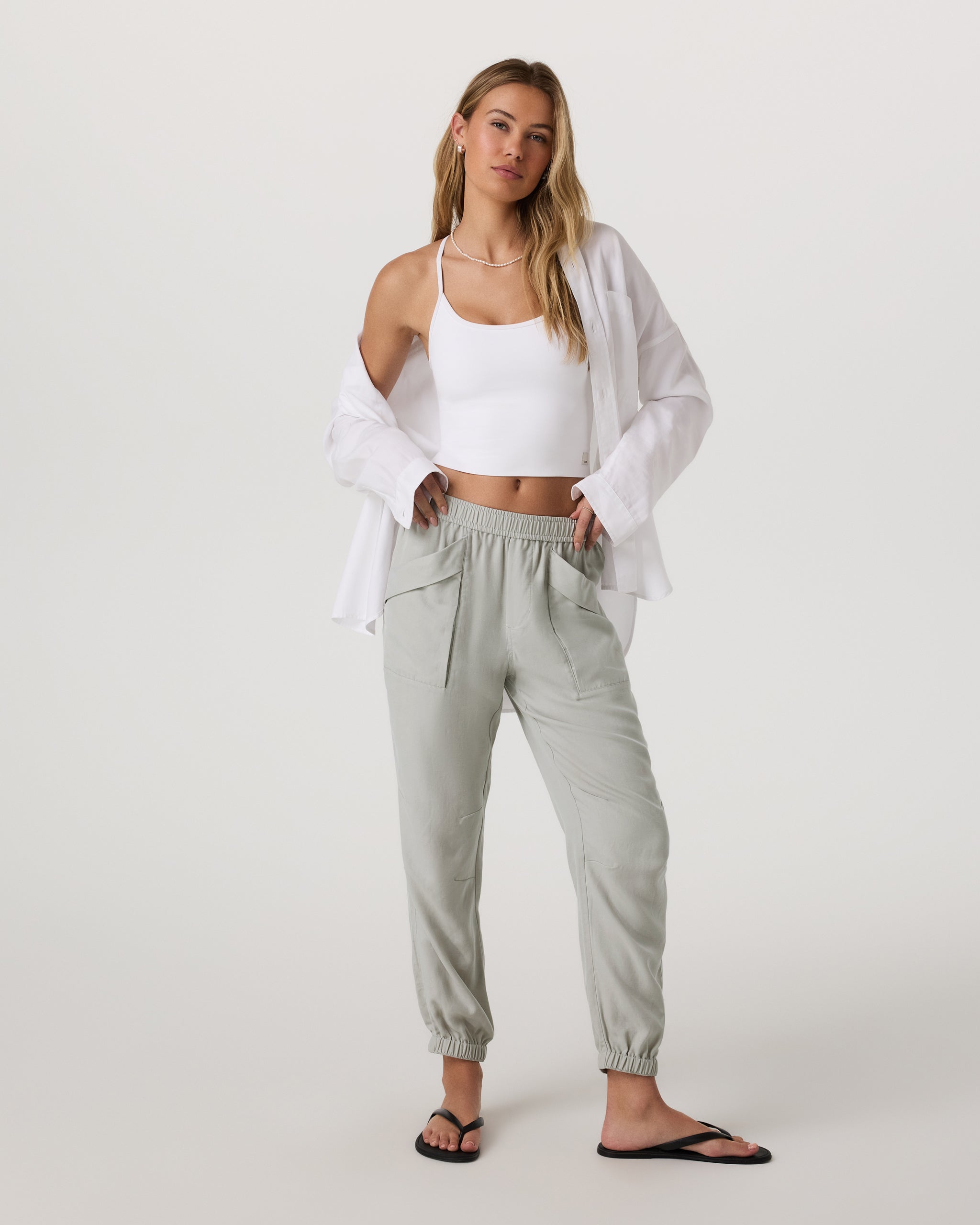 Trestles Twill Jogger | Talc - Image 4