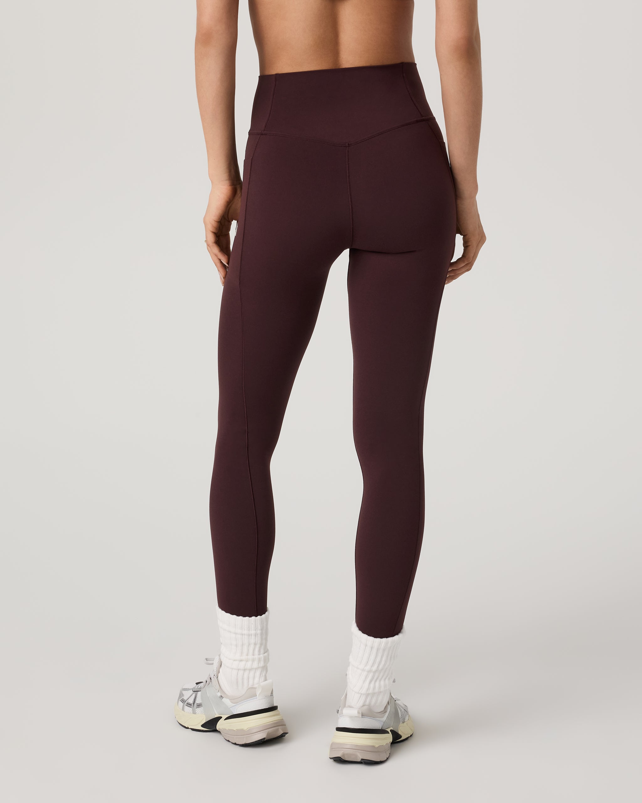 Vuori AllTheForm™ Pocket Legging - Long | Raisin - Image 3