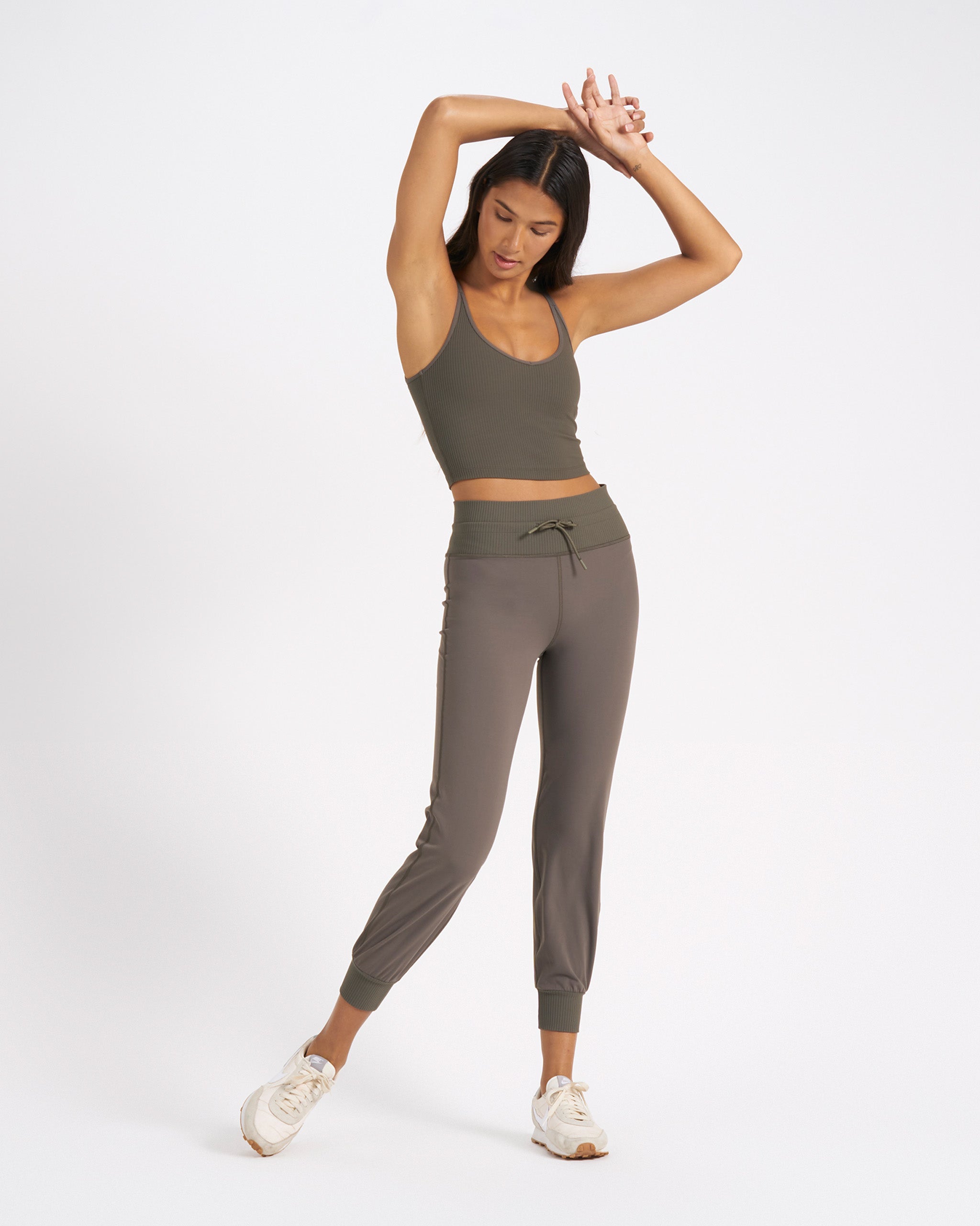 Rib Crop Tank | Oregano - Image 5