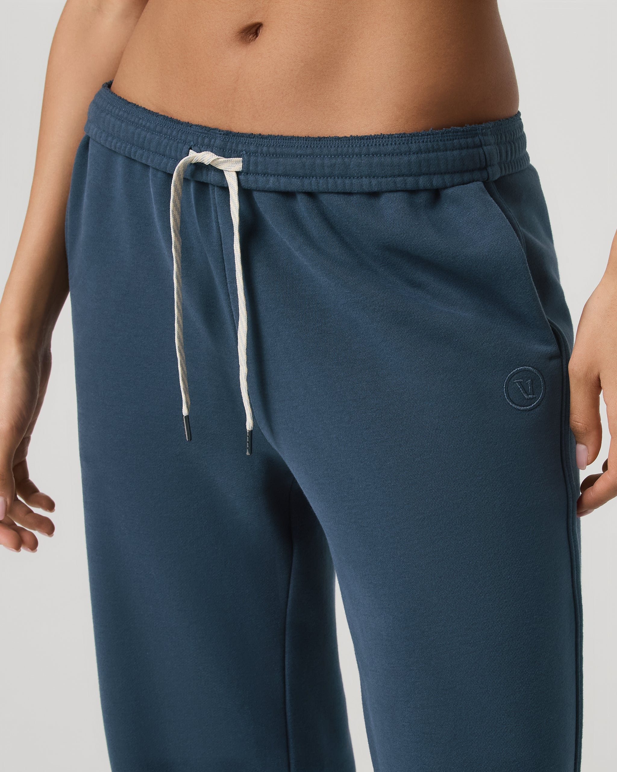 Sedona Straight Leg Sweatpant - Short | Ocean Blue - Image 4