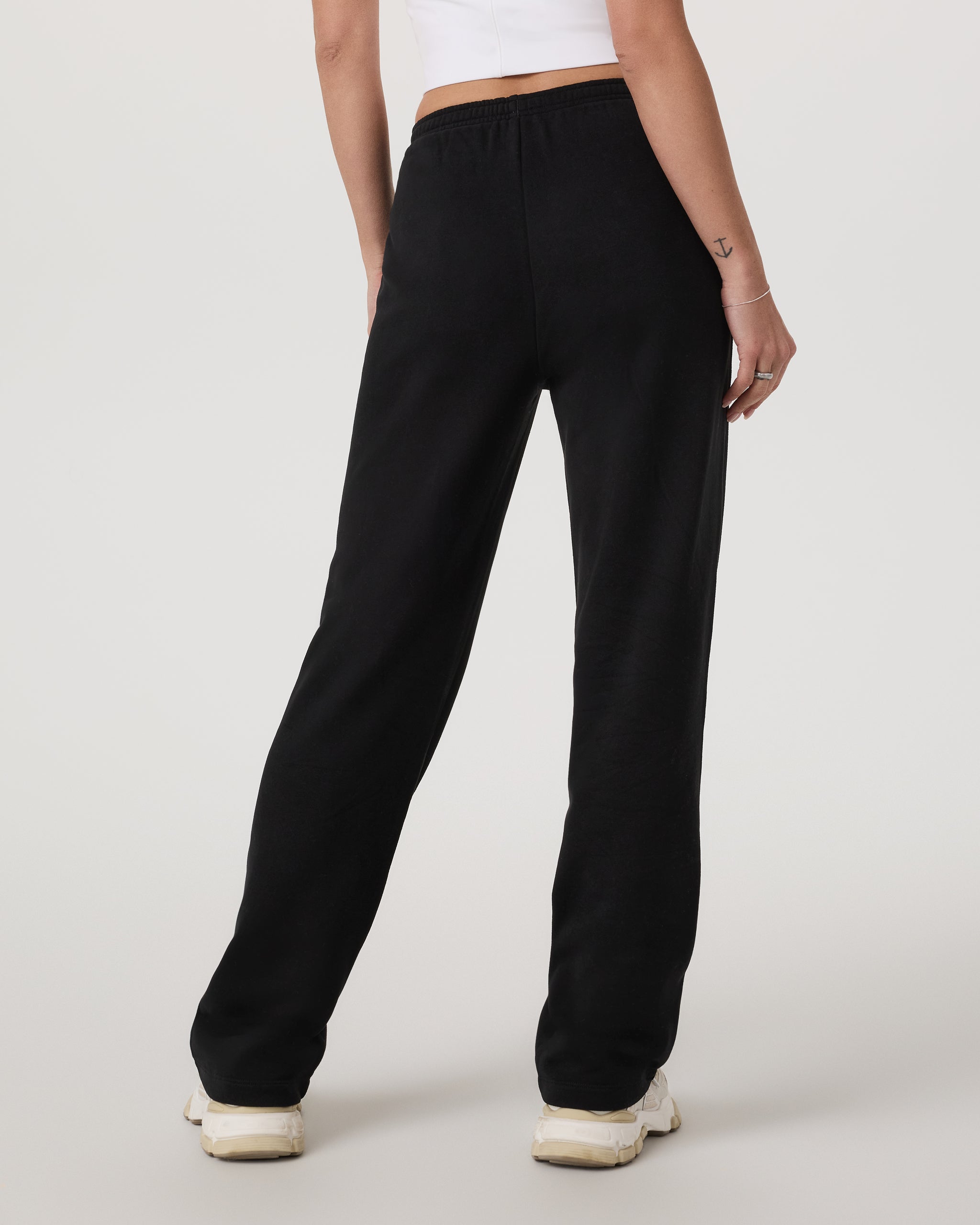 Sedona Straight Leg Sweatpant-Long | Black - Image 3