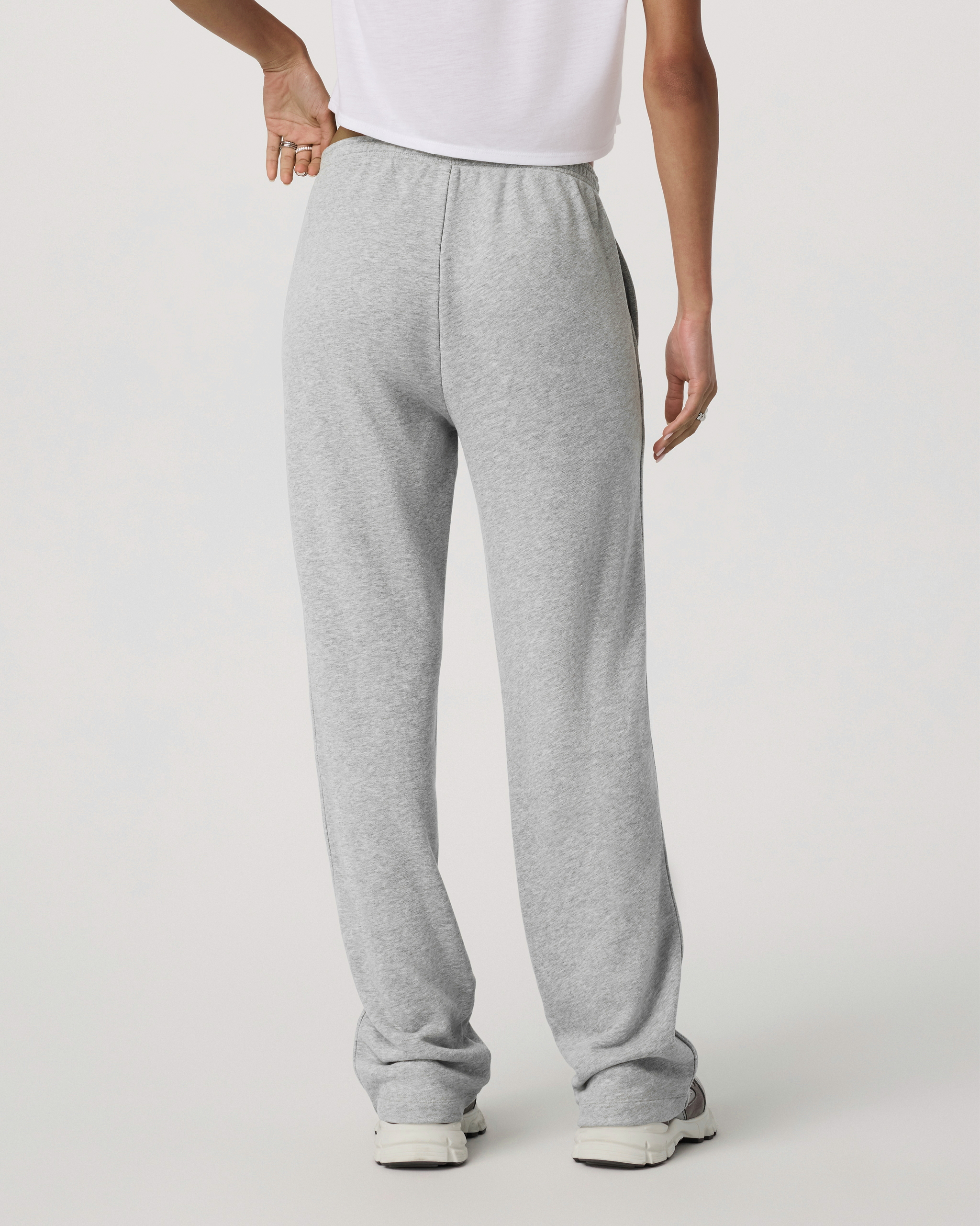 Sedona Straight Leg Sweatpant | Light Heather Grey - Image 3