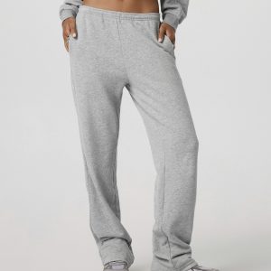 Sedona Straight Leg Sweatpant - Short | Light Heather Grey