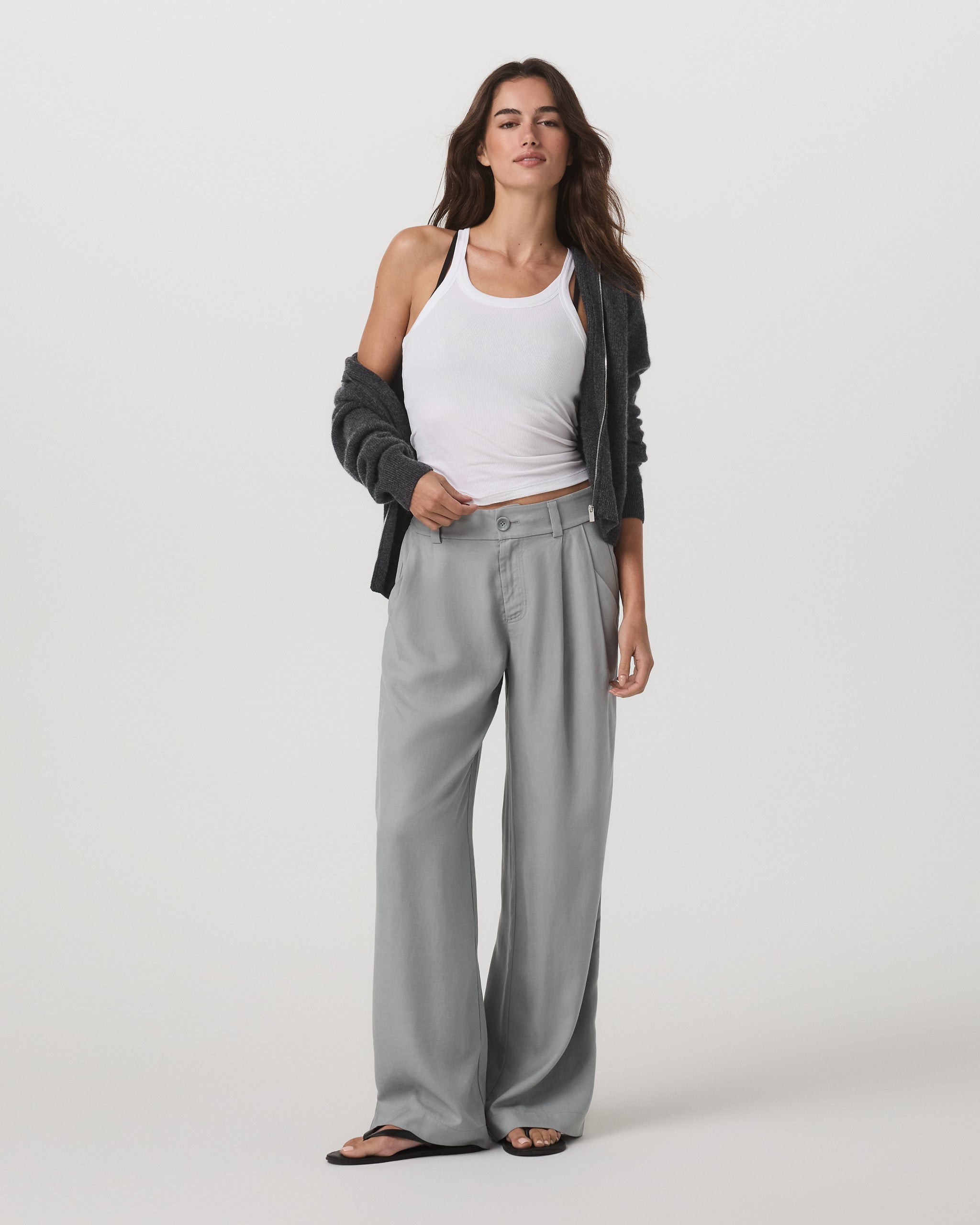 Trestles Twill Wideleg | Slate Rock - Image 4