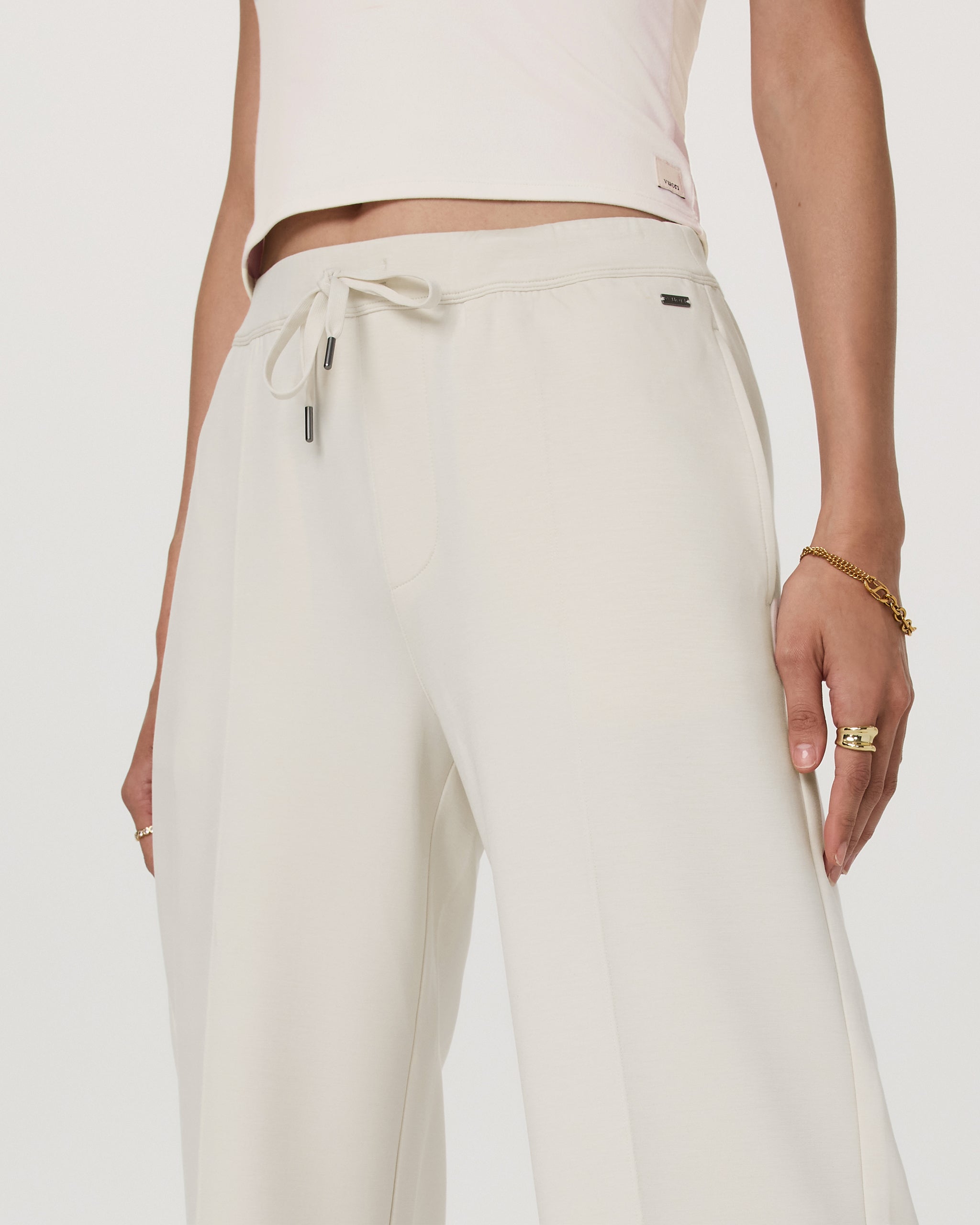 Compose Wideleg Pant | Marshmallow - Image 4