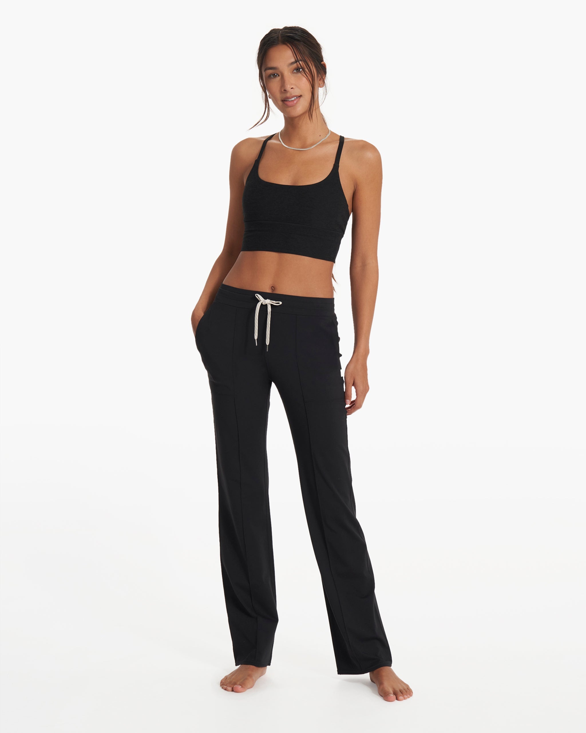 Halo Wide Leg Flare Pant | Black - Image 4