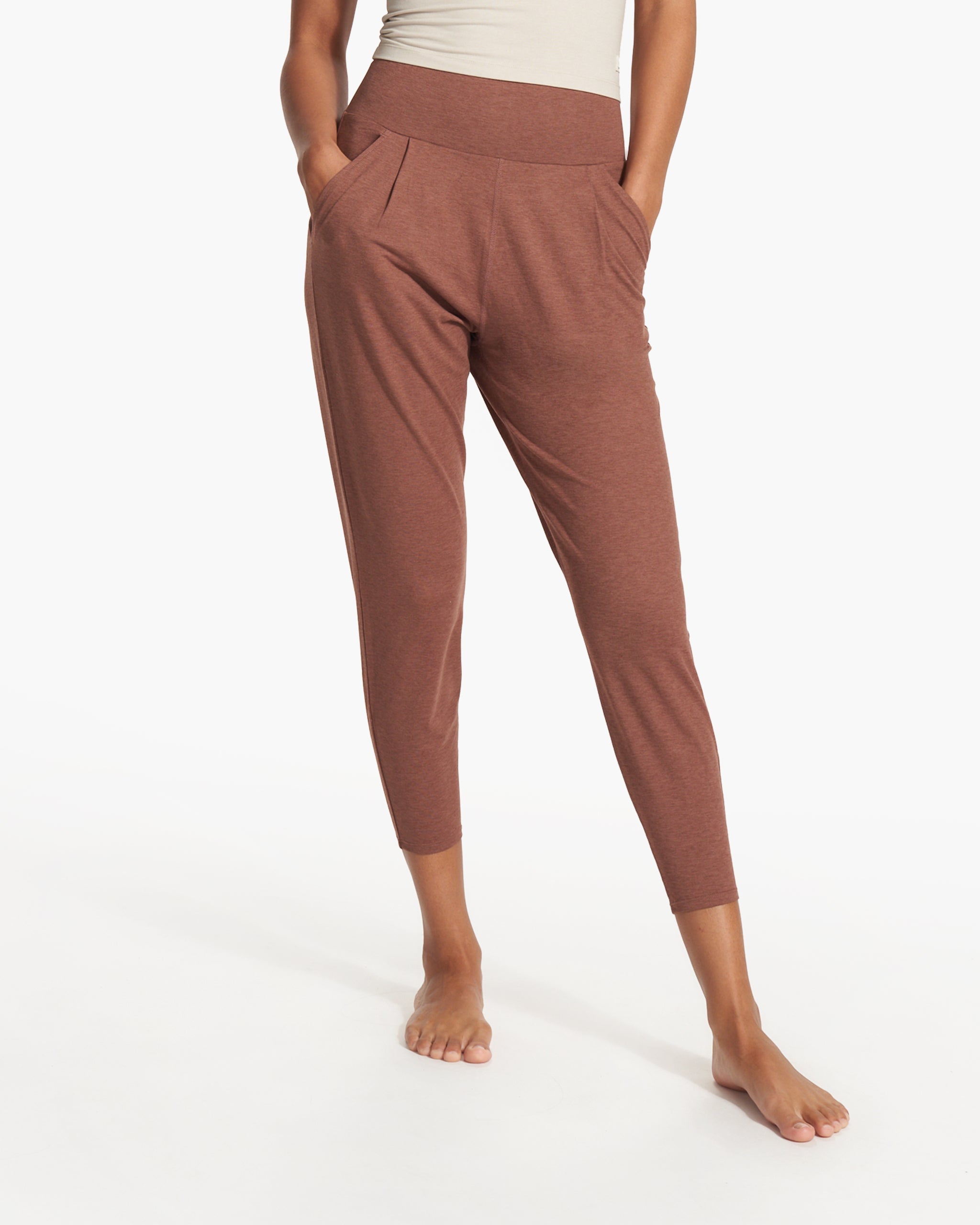 Lux At Ease Pant | Hazelnut Heather - Image 2