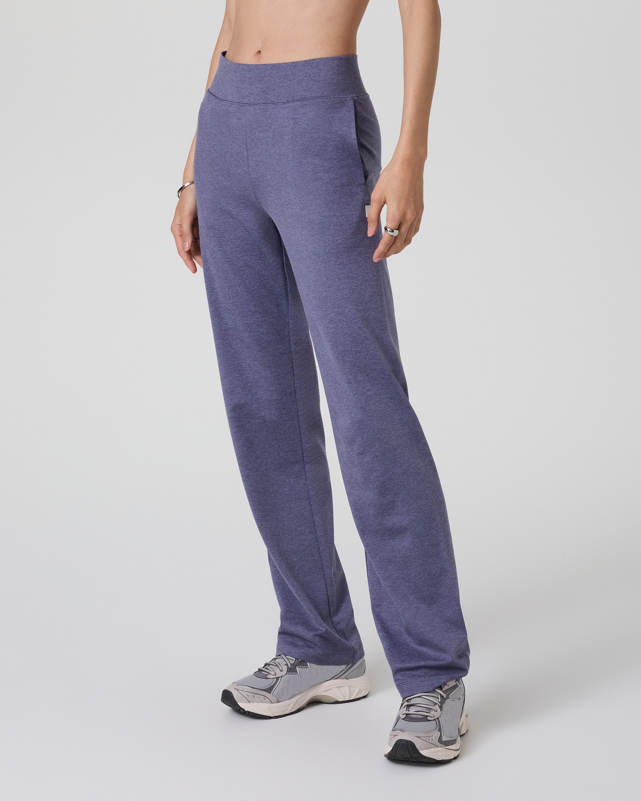 Halo Straight Leg Trouser | Cosmic Heather - Image 2