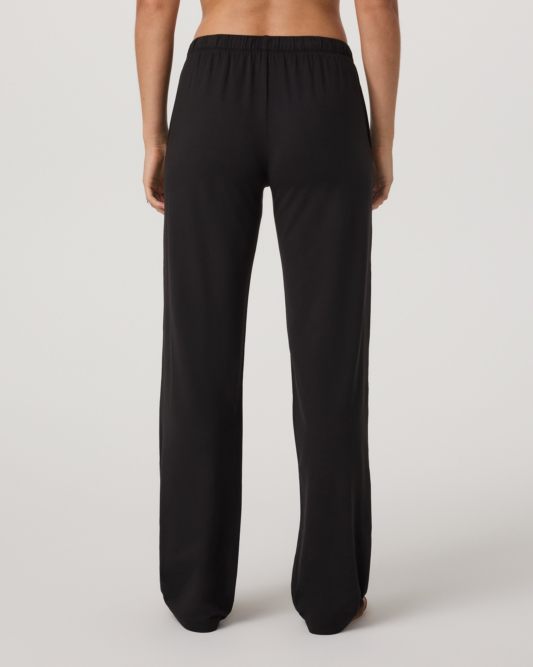 Halo Modern Straight Leg Pant-Long | Solid Black - Image 3