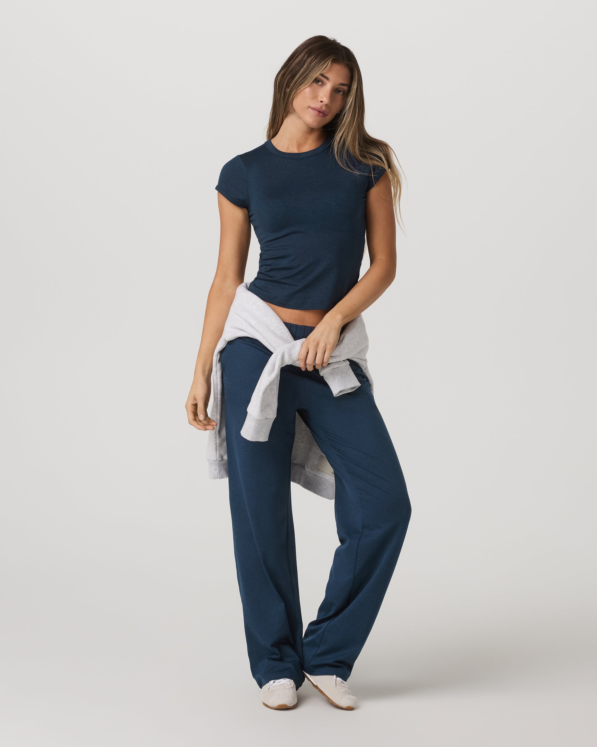 Halo Modern Straight Leg Pant - Short | Blue Coast Heather - Image 4
