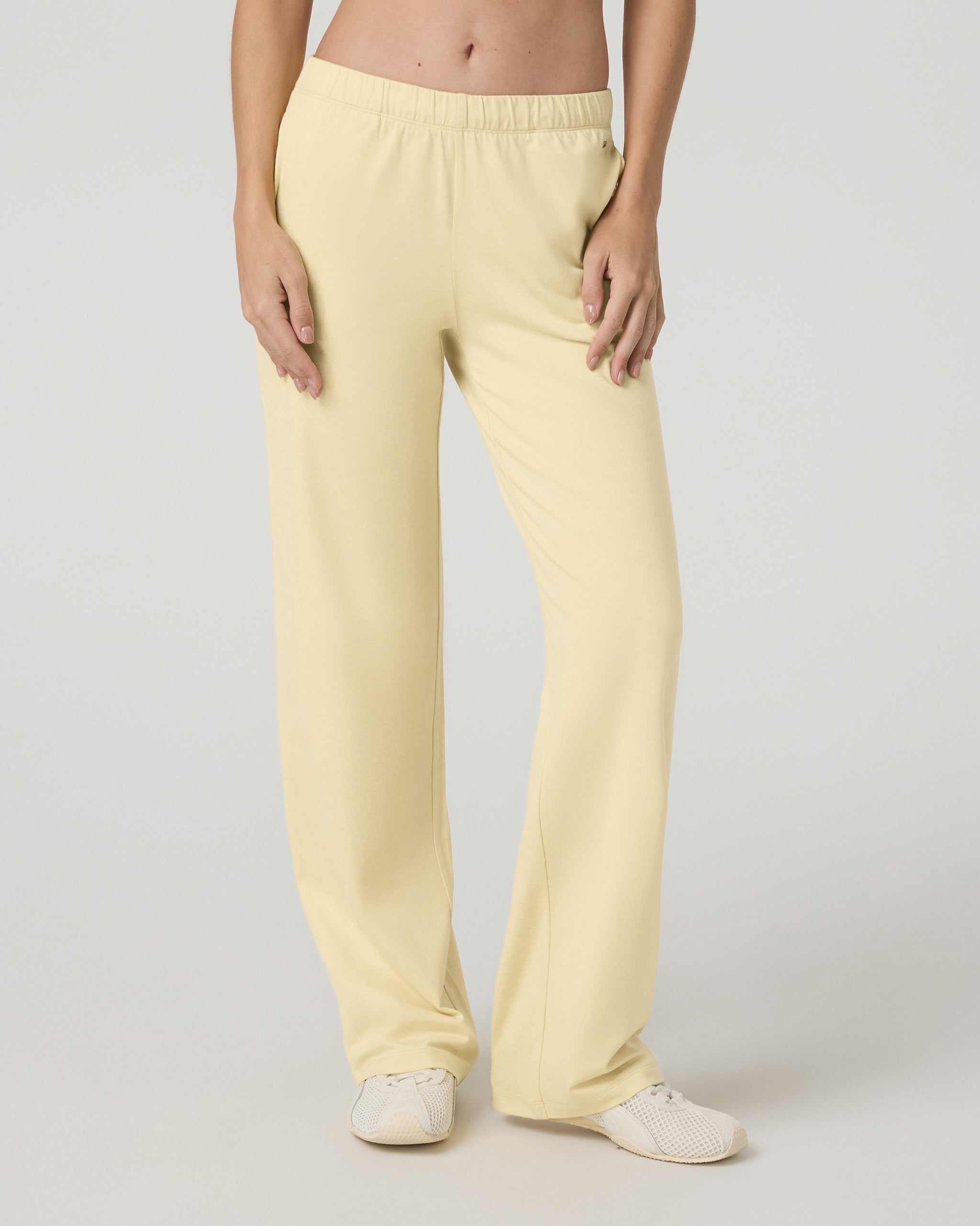 Halo Modern Straight Leg Pant | Lemon Snap Heather
