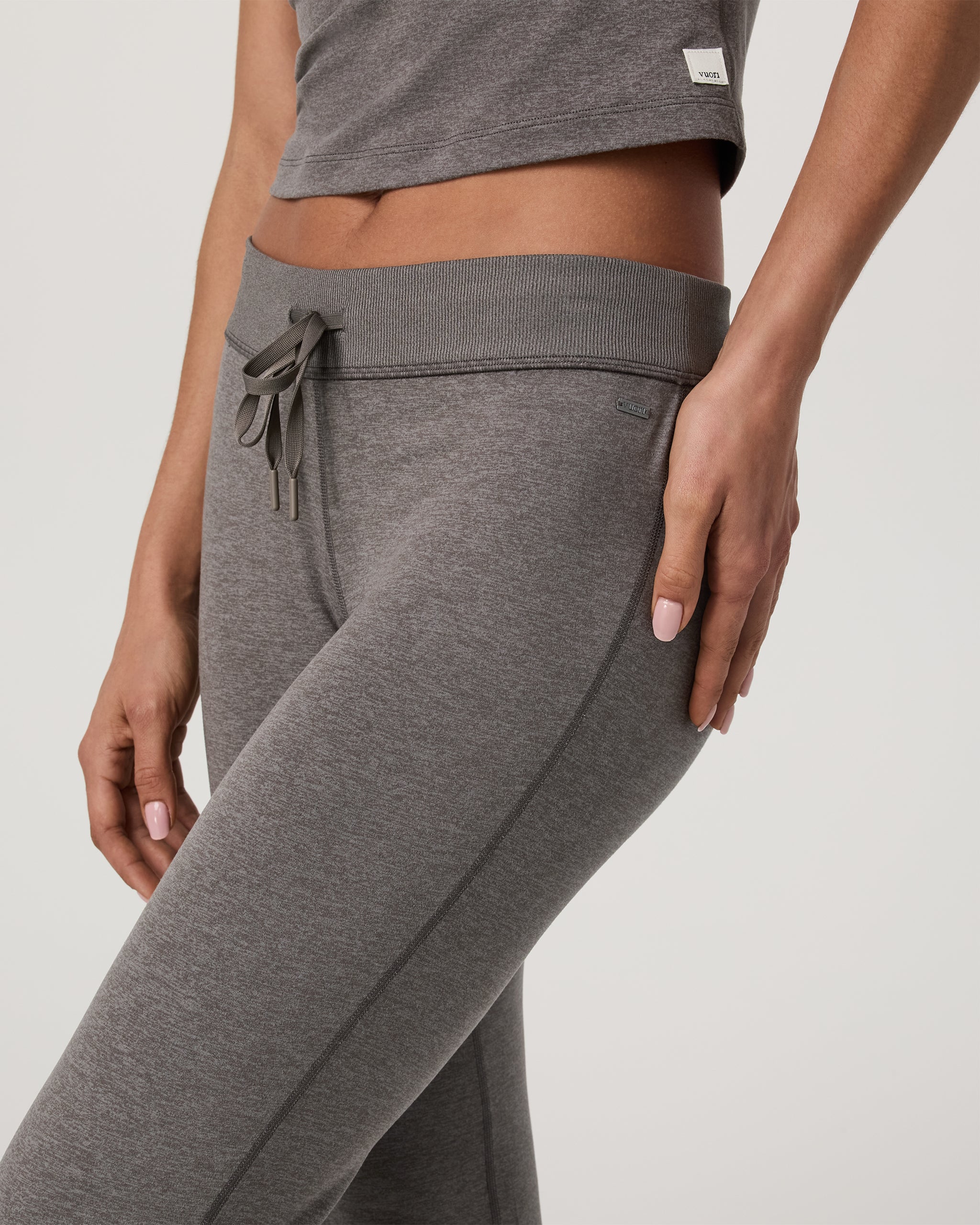 Halo Low Rise Slim Flare Pant | Chia Heather - Image 4