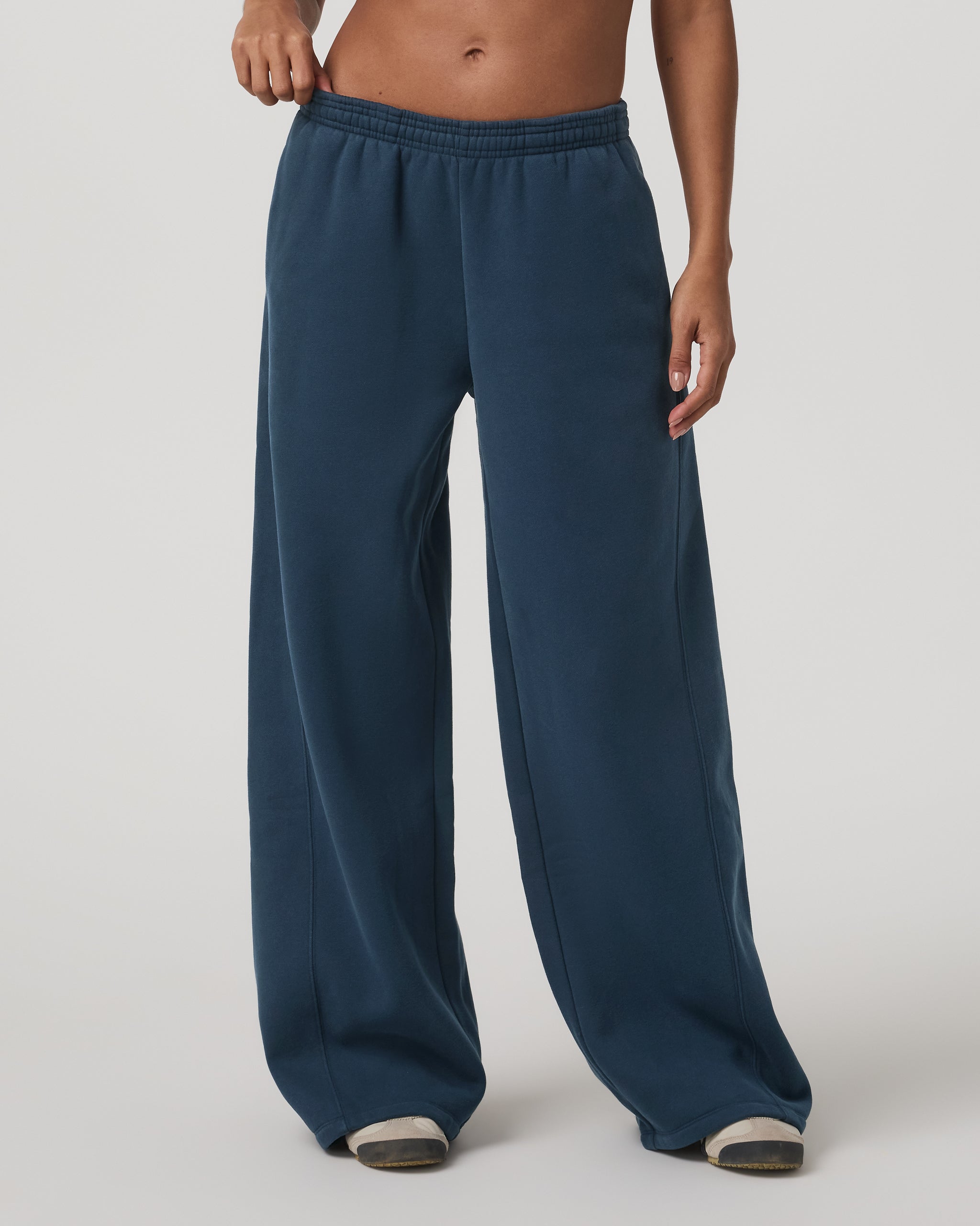 Restore Ultra Wideleg Sweatpant | Ocean Blue - Image 2