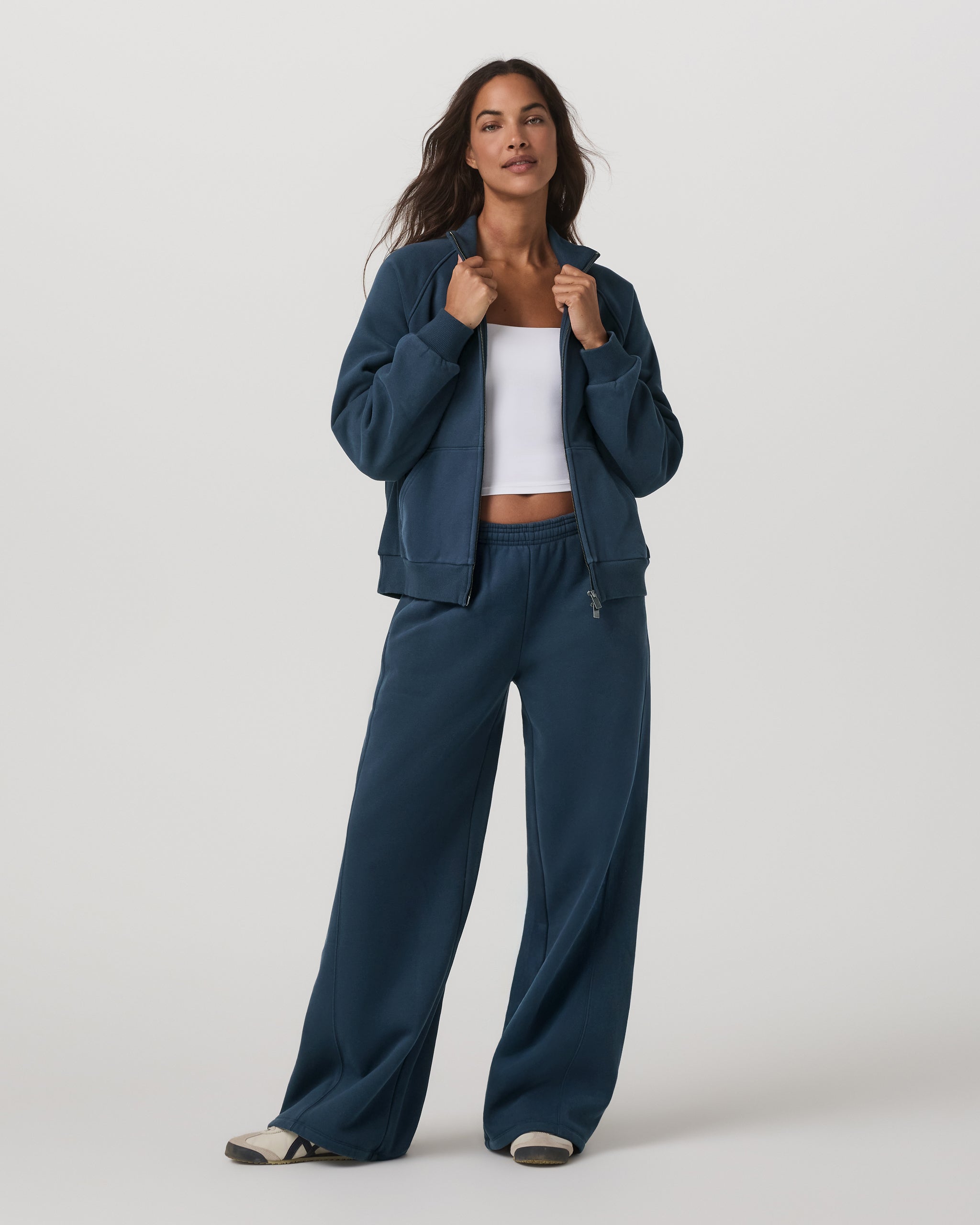 Restore Ultra Wideleg Sweatpant | Ocean Blue - Image 6
