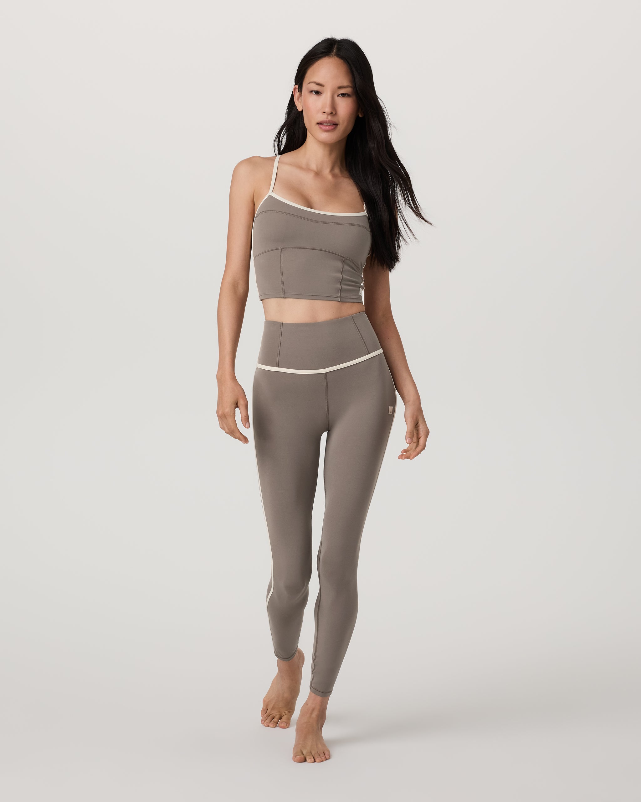 Vuori AllTheFeels™ Corset Legging | Smokey Taupe - Image 5