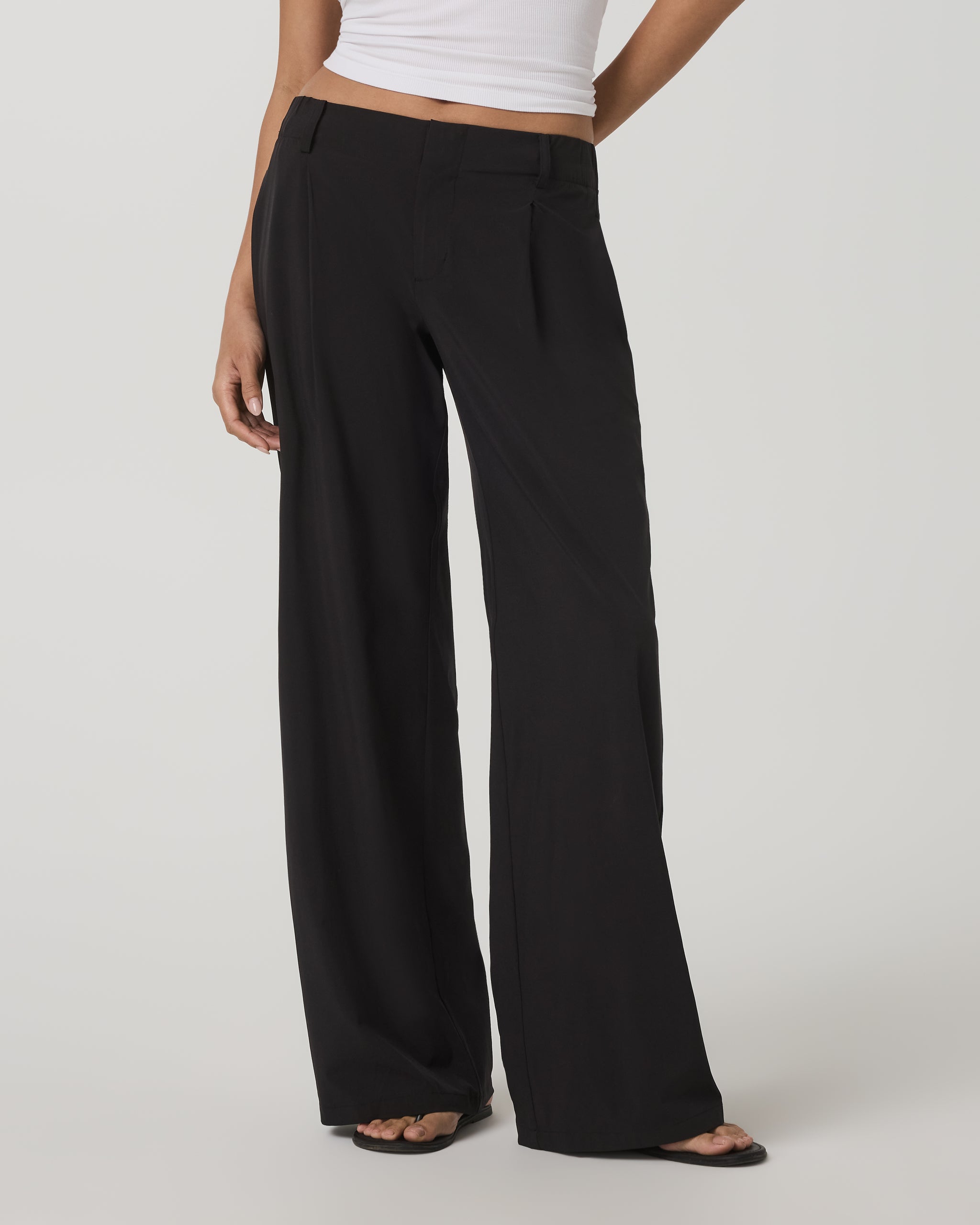 Villa Wideleg Trouser | Black - Image 2