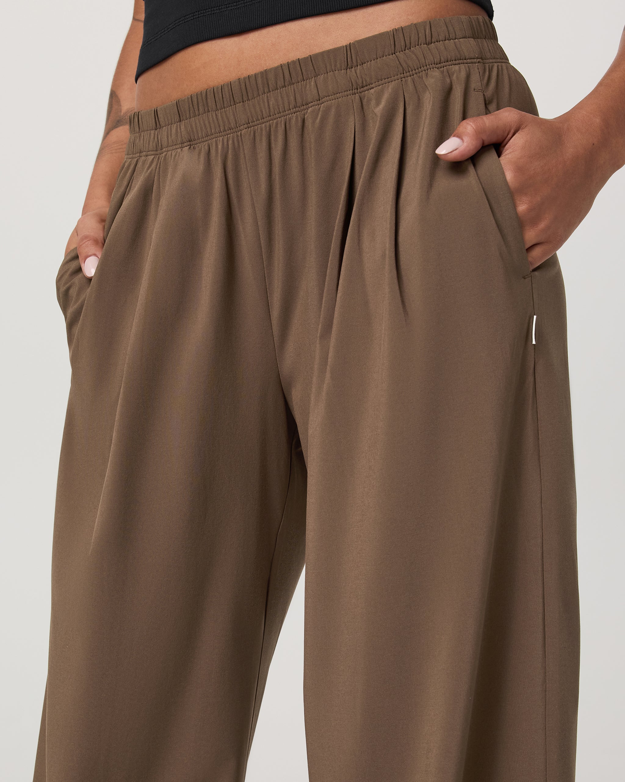 Villa Vibes Wideleg - Short | Espresso - Image 4
