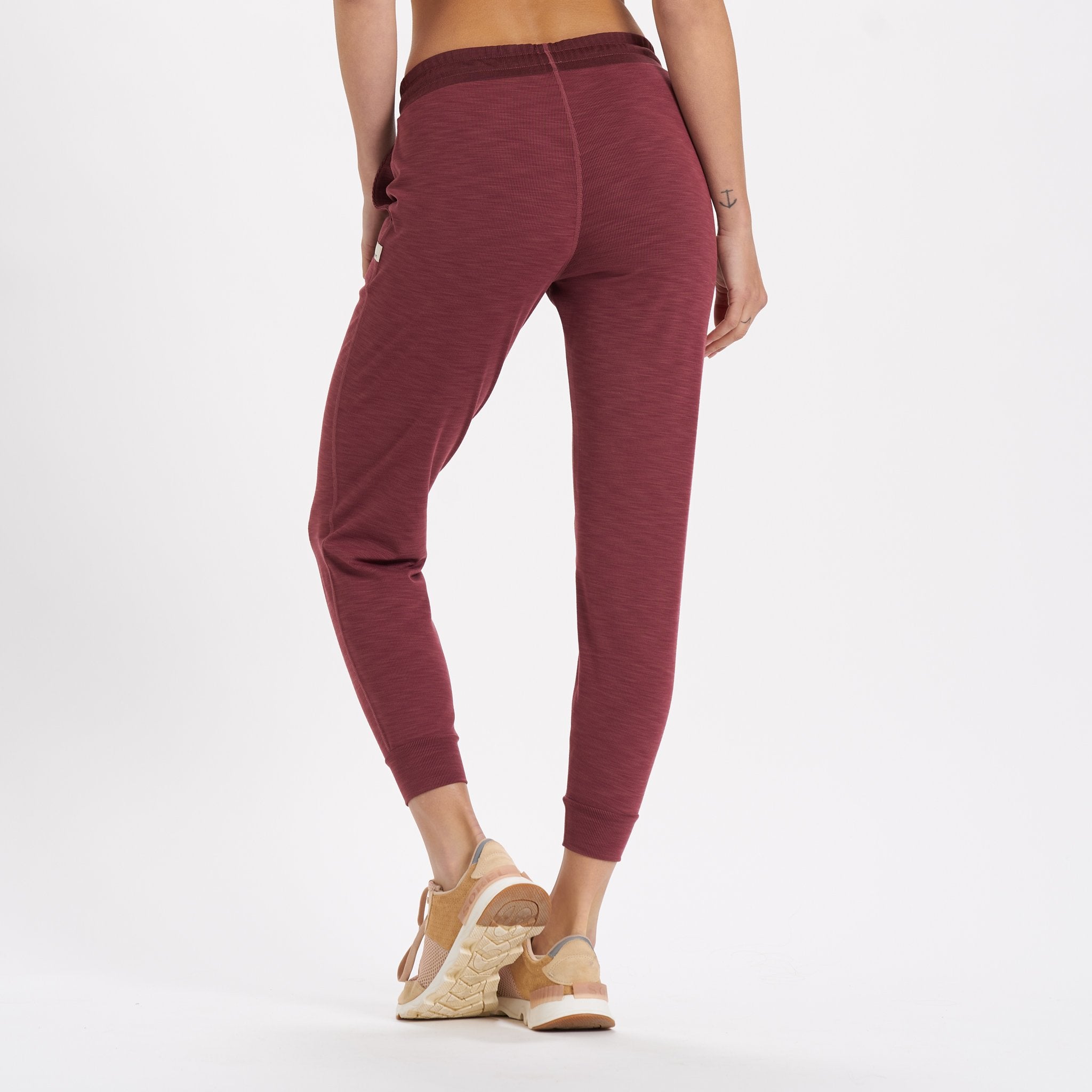 Lux Rib Performance Jogger | Desert Rose Heather - Image 3