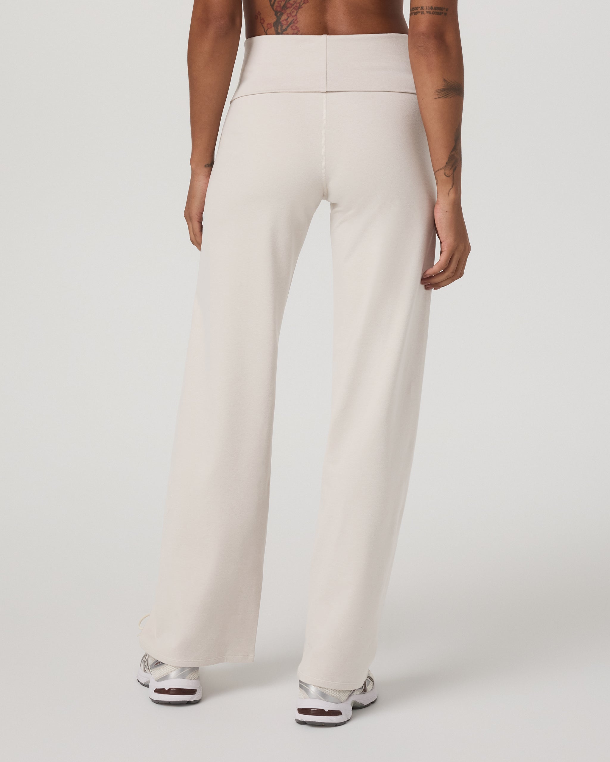 Granite Foldover Straight Leg | Oatmeal Heather - Image 3