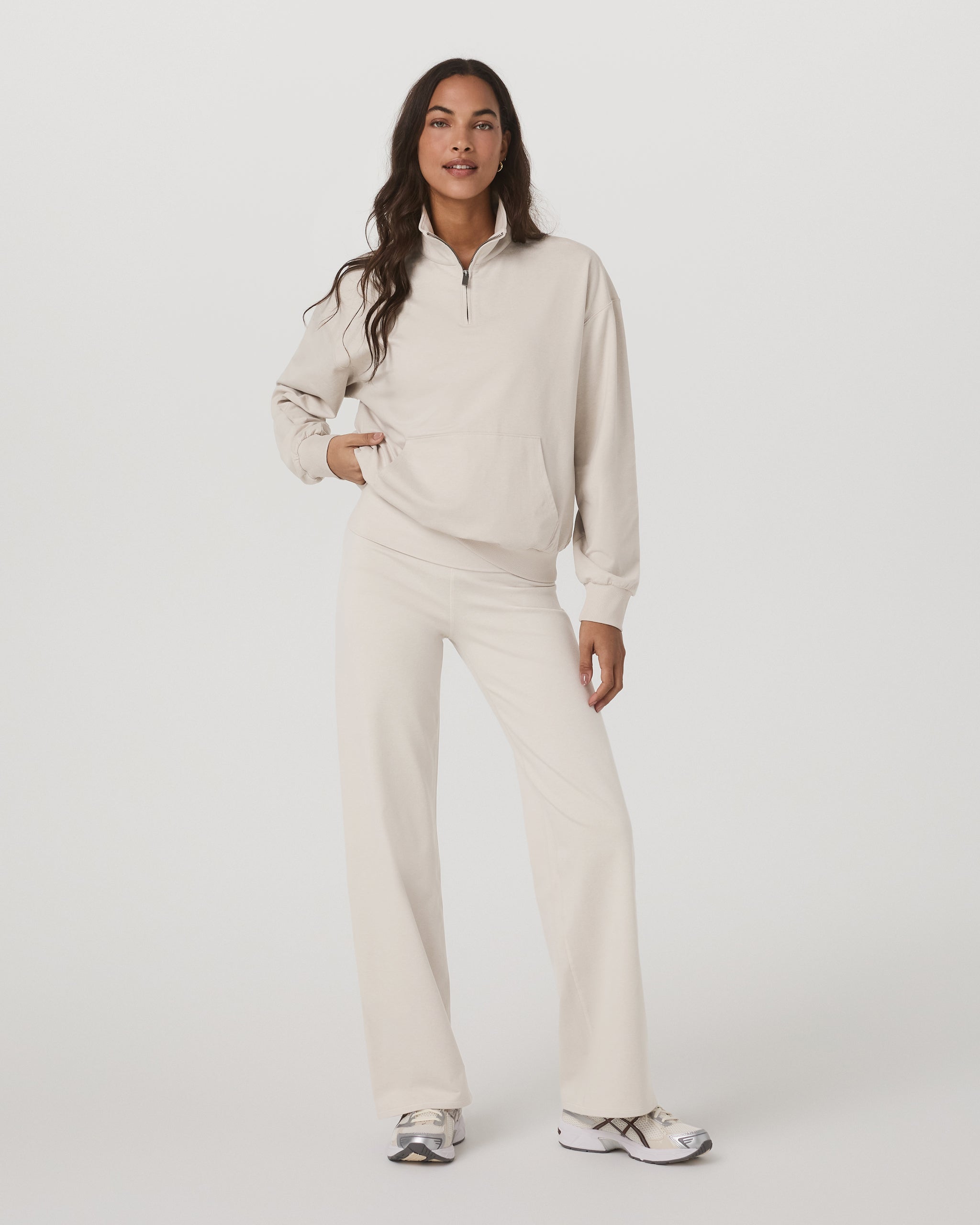 Granite Foldover Straight Leg | Oatmeal Heather - Image 2