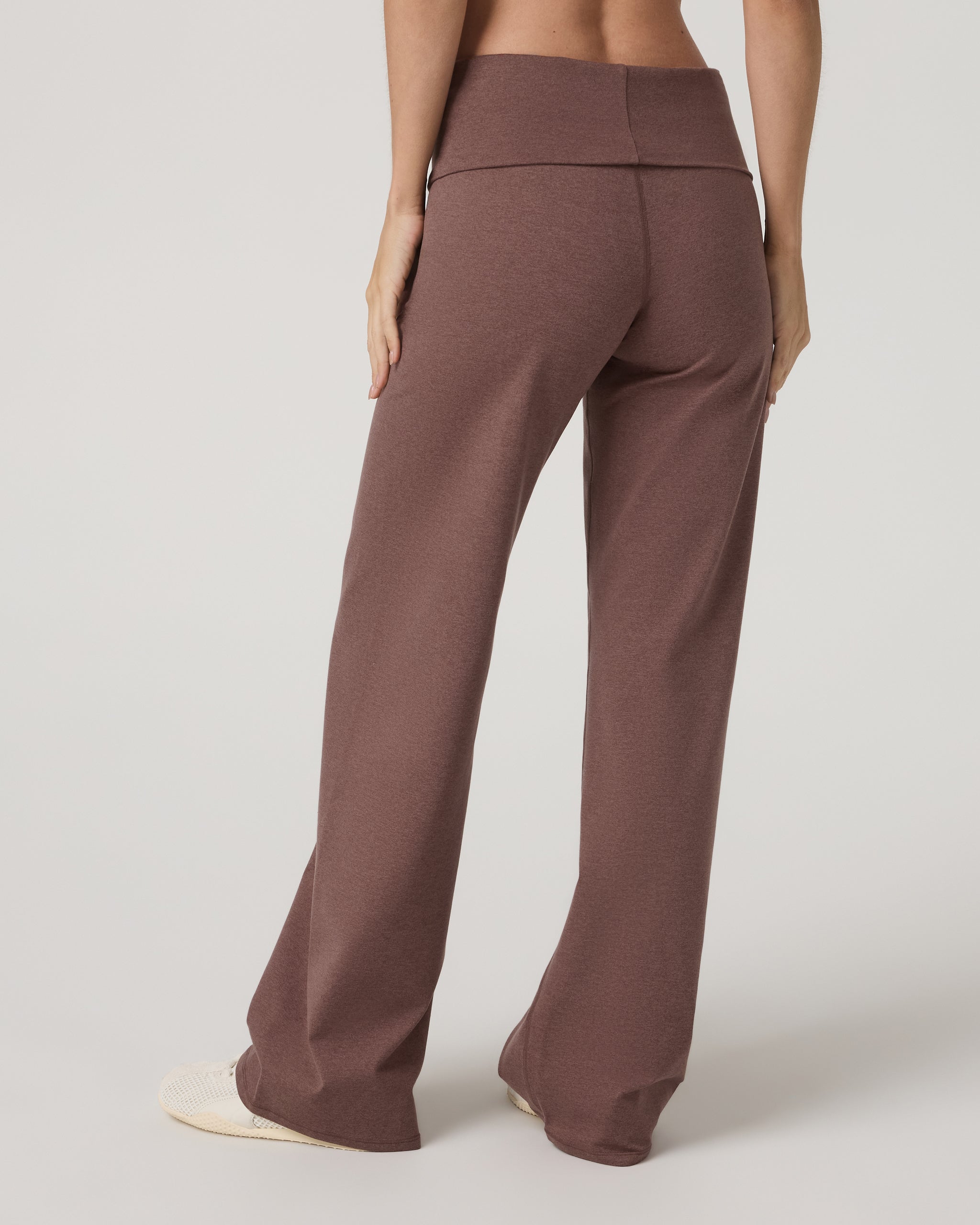 Granite Foldover Straight Leg | Sable Heather - Image 3