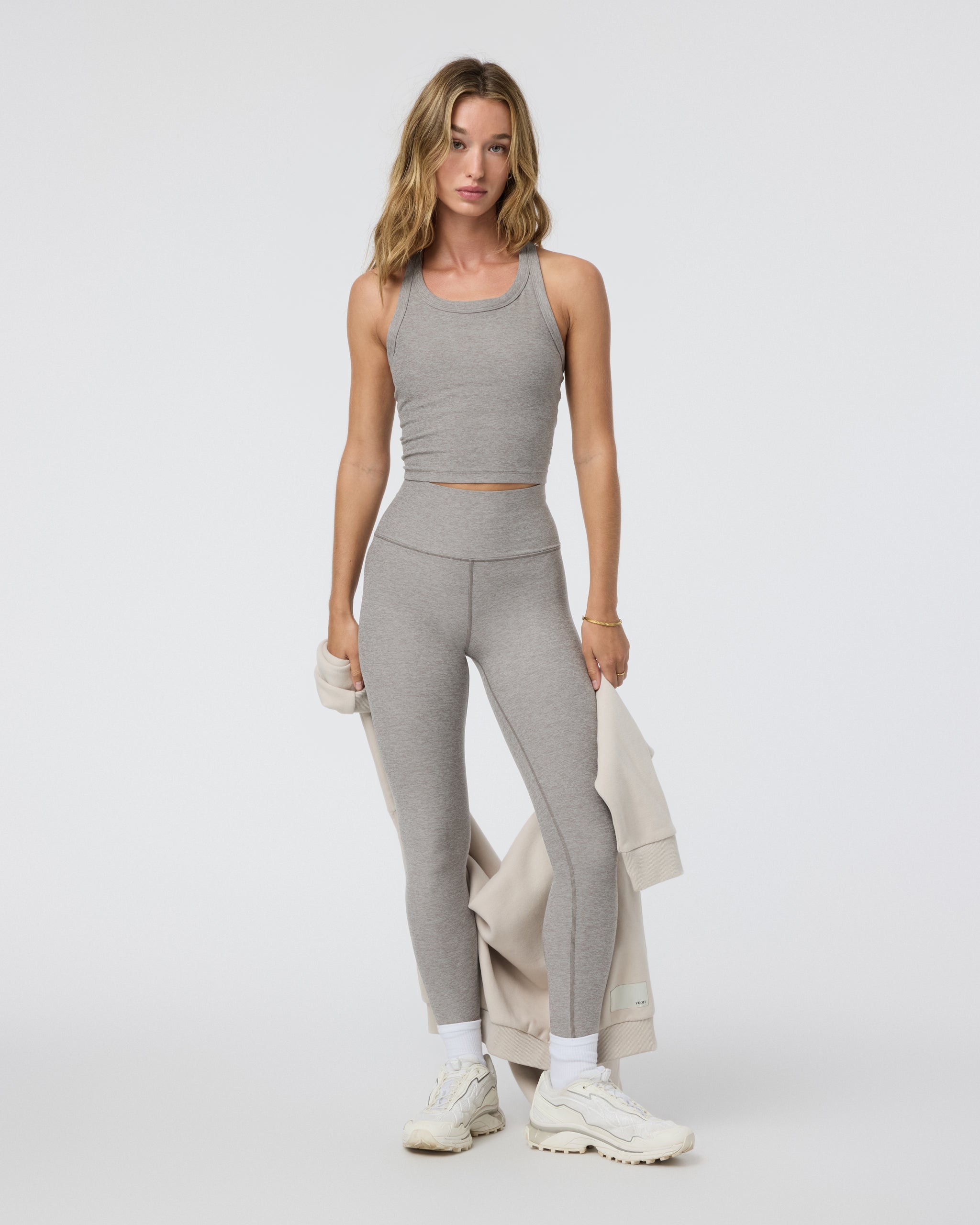 Clean Elevation Legging - Long | Cobblestone Heather - Image 2