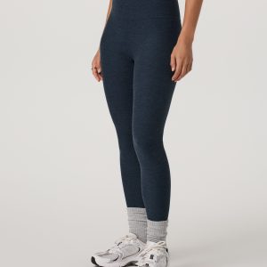 Clean Elevation Legging-Short | Midnight Heather